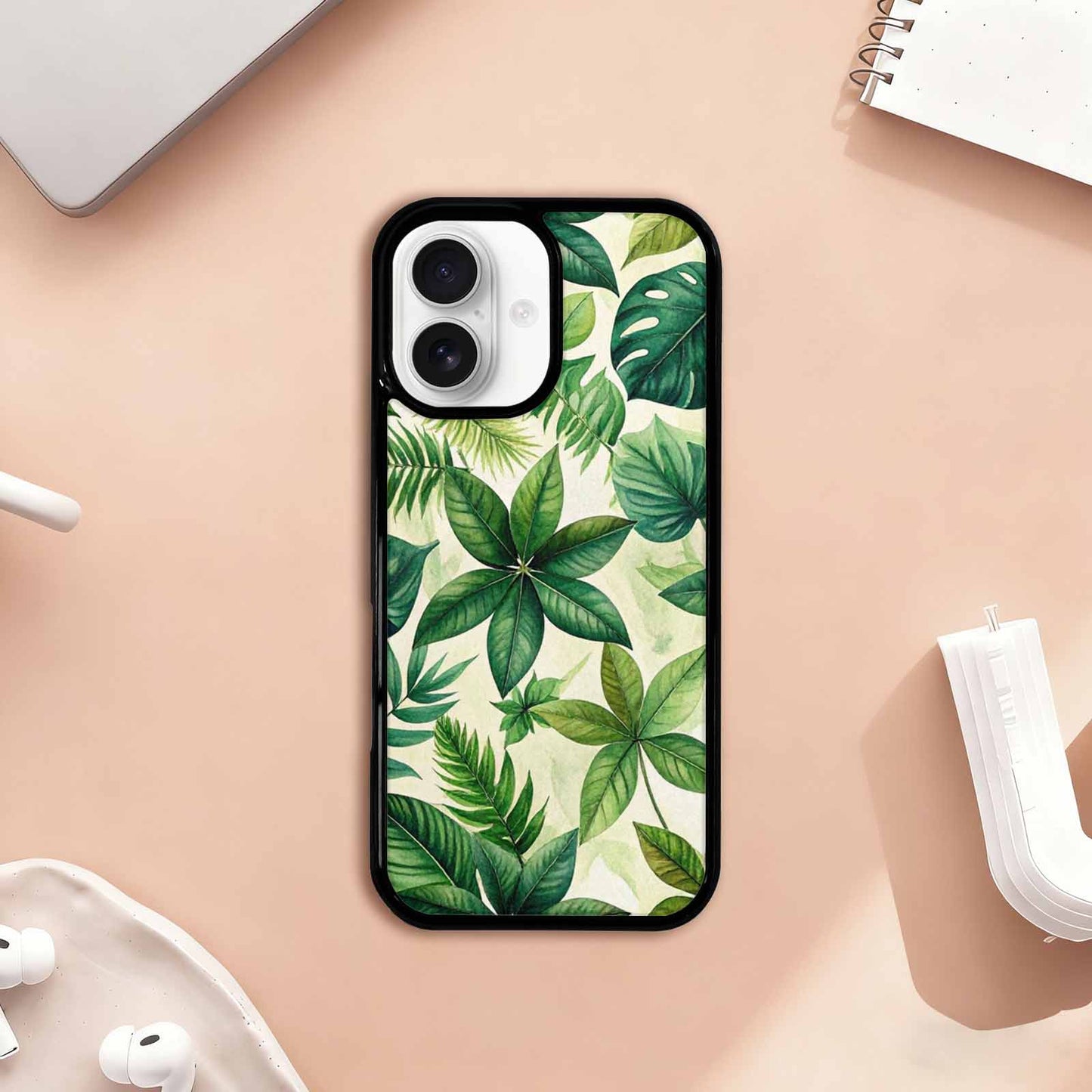 iPhone 17 Case — Small Seven Point Palmate Floral, Custom Art Phone Cover