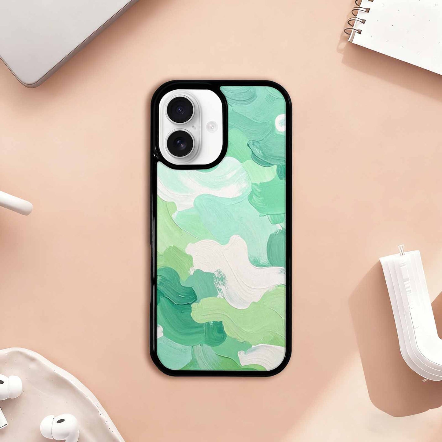 iPhone 17 Case — Seamless Tileable Pattern Of Camo, Custom Art Phone Cover