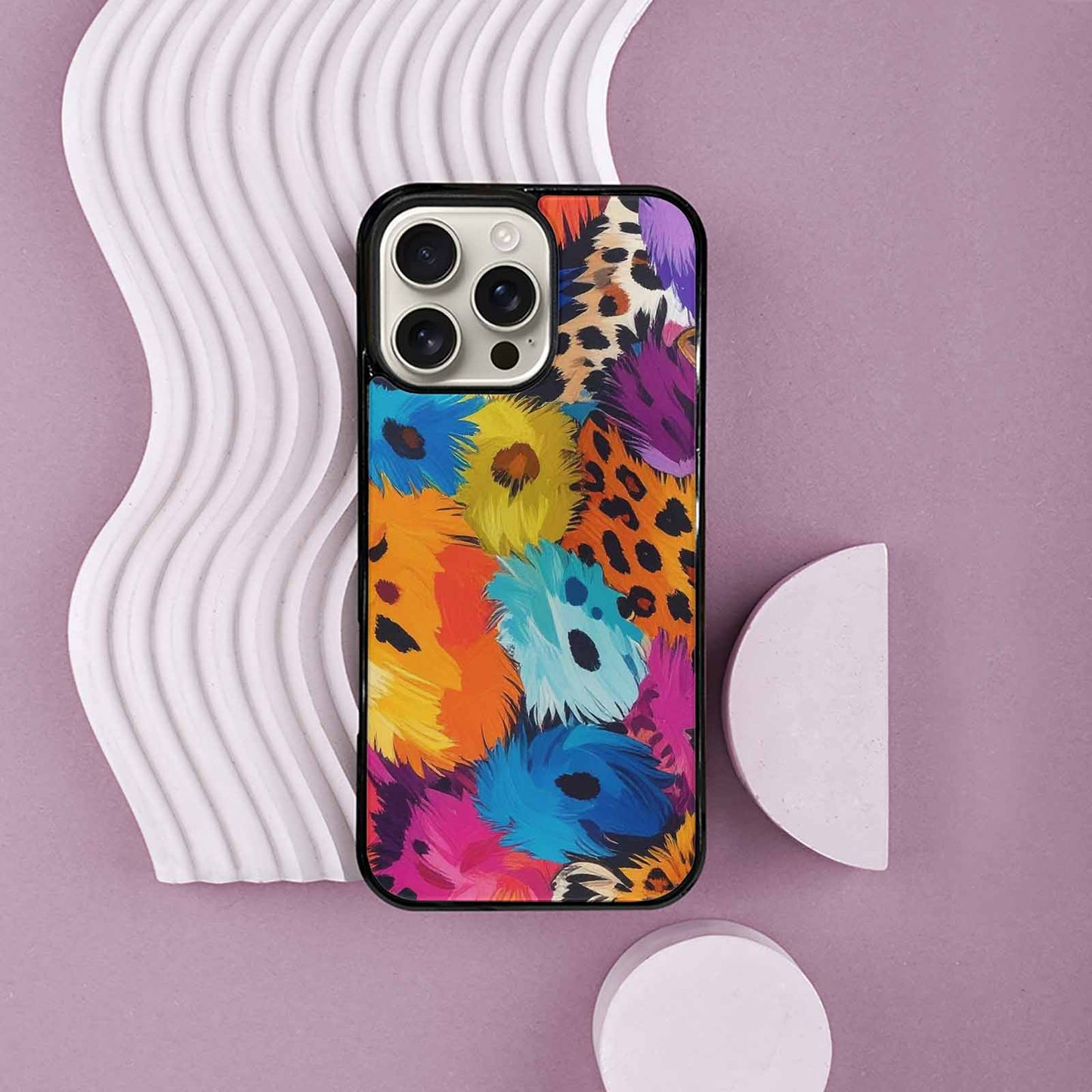 iPhone 16 Pro Max Case — Full Color Vibrantanimal Print A, Personalized Phone Case