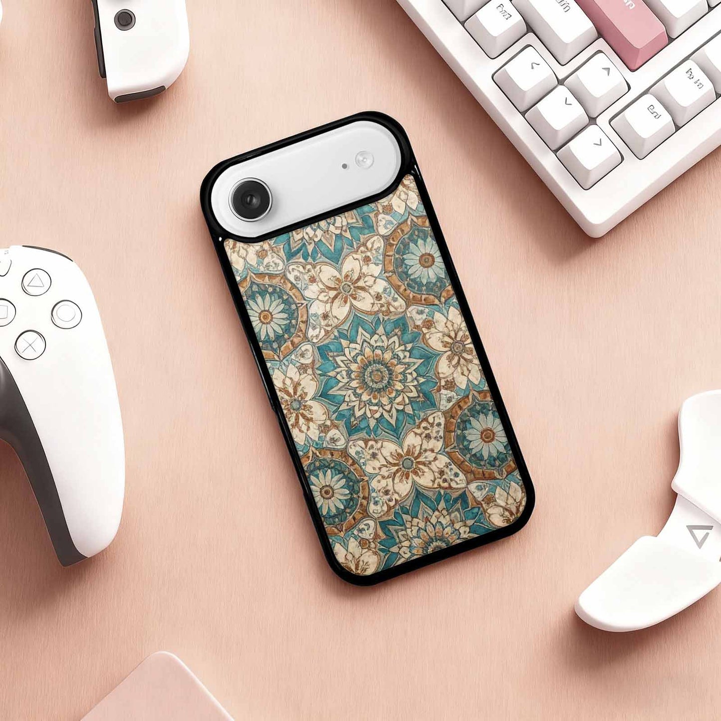 iPhone 17 Air Case — Small Mandala Pattern Randomly Varying Floral, Unique Phone Case Design