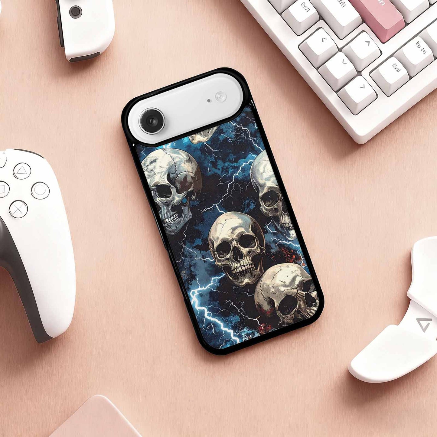 iPhone 17 Air Case — Skull Dark Art Gothic Print Gothic, Custom Phone Case
