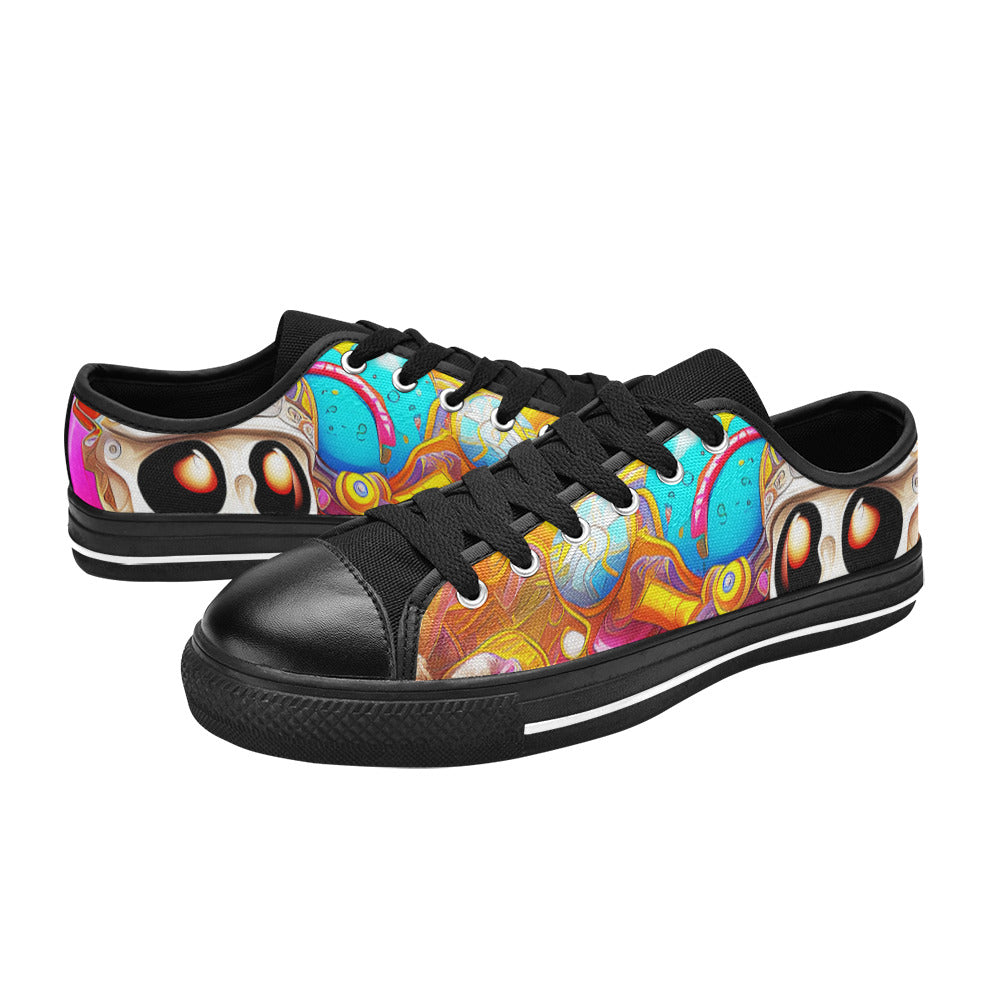 MEN'S Crazy Illustrations 3 Canvas Dreamcore Custom Shoes