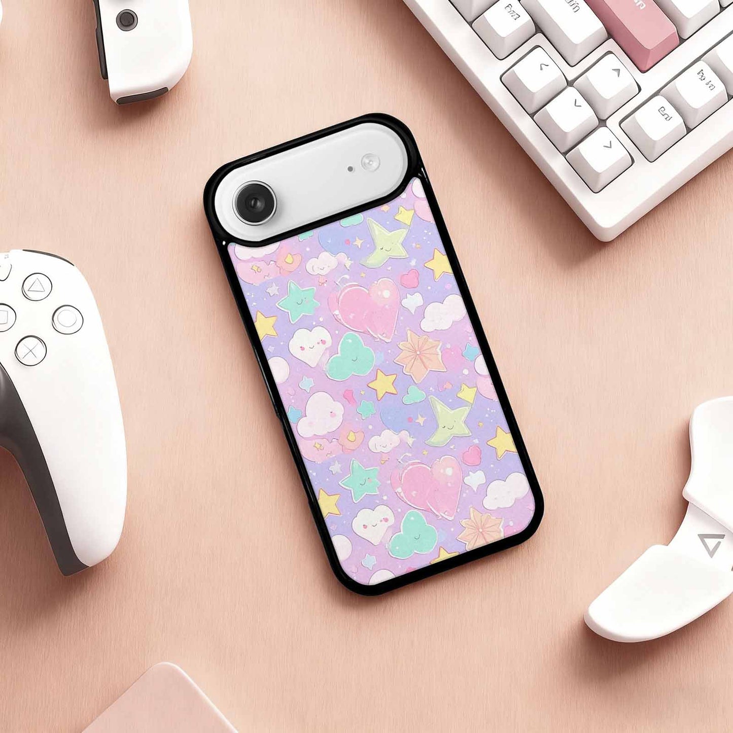 iPhone 17 Air Case — Cute Kawaii Style Generic Icons Galaxy, Custom Made Phone Cover
