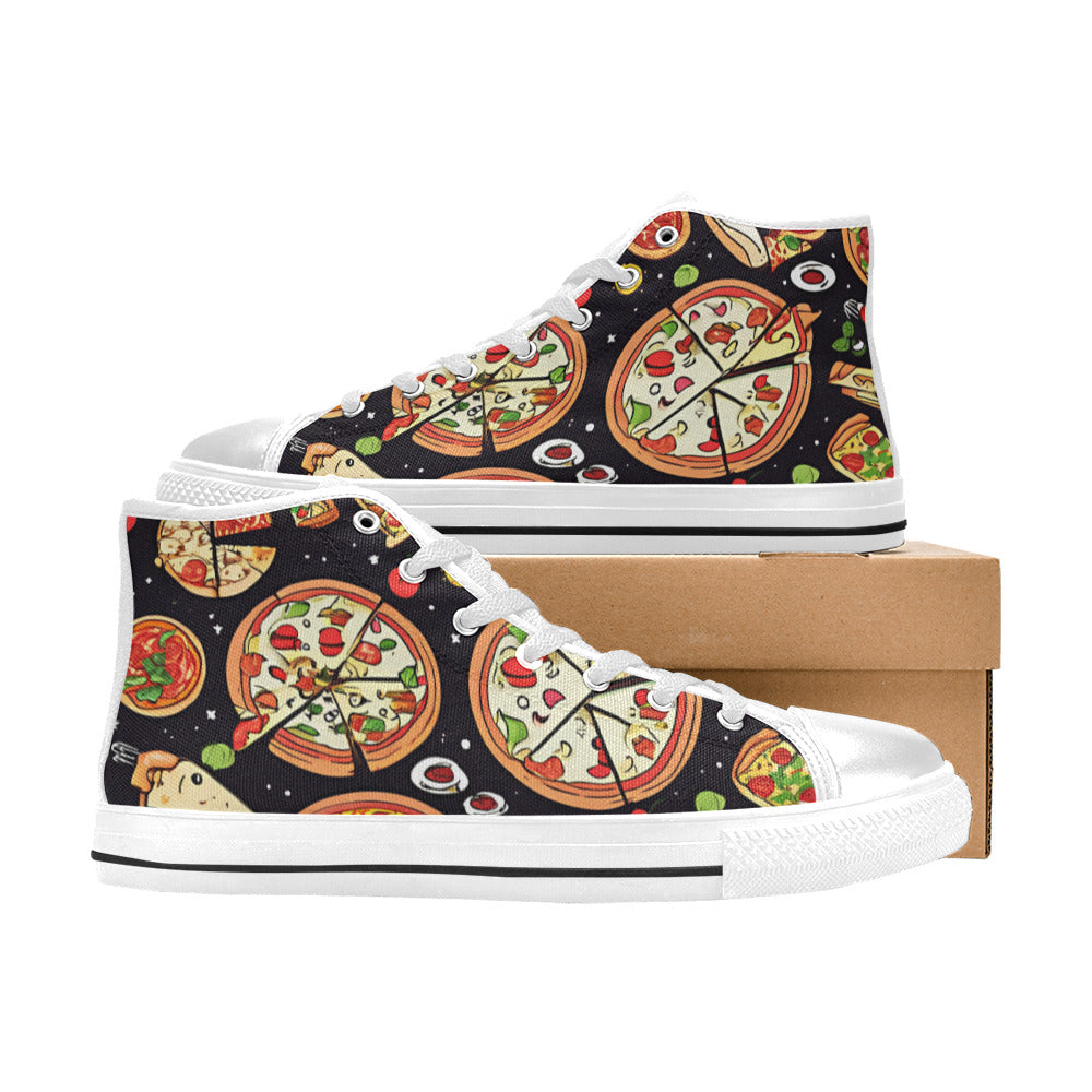 MEN'S Planet Chill Pizza Men’S High Top Canvas Y2K Sneakers