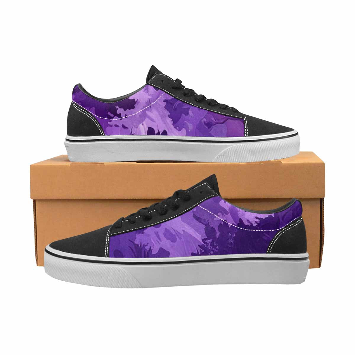 MEN'S Military Camouflage Blotch Canvas Lace-Up Aesthetic Shoes