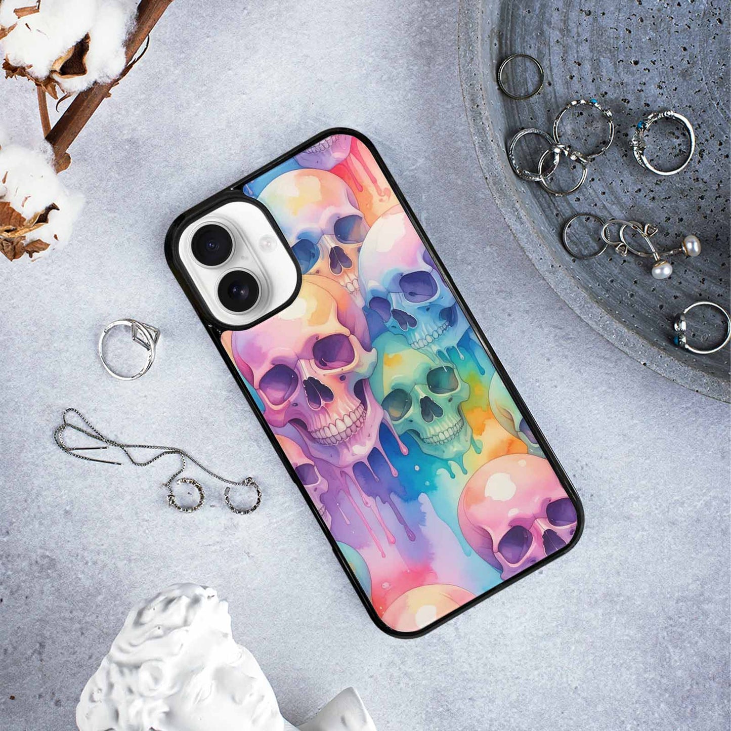 iPhone 16 Plus Case — Hundreds Of Seamless Repeating Pattern Of, Unique Phone Case Design