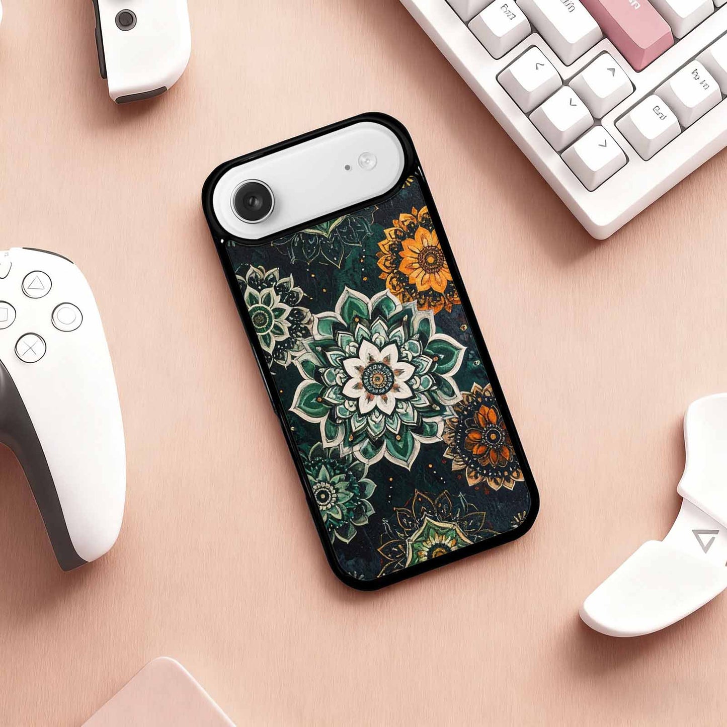 iPhone 17 Air Case — Small Mandala Pattern Randomly Varying Floral, Custom Print Case Cover