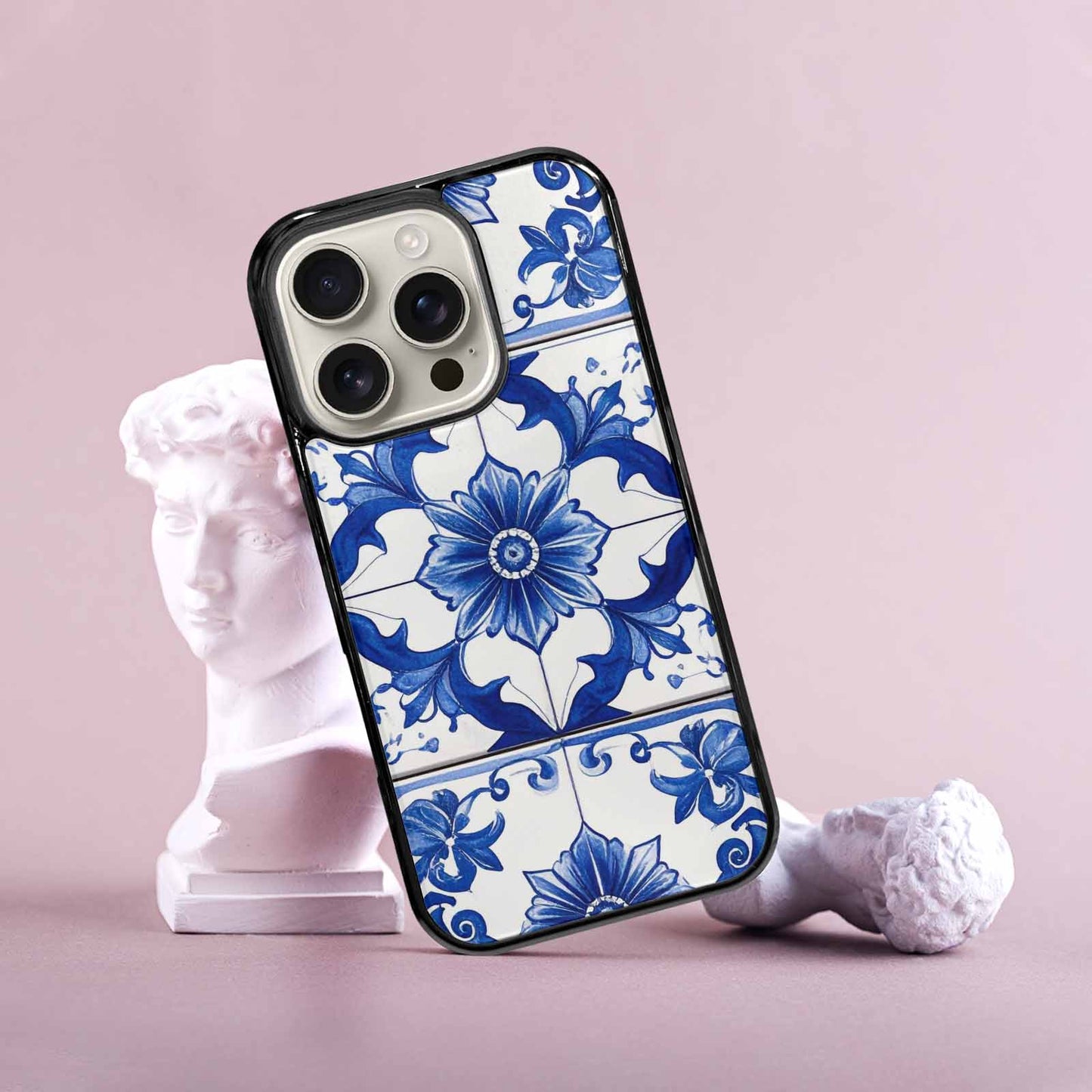 iPhone 16 Pro Case — Mexican Talavera Tile Pattern Floral Geometric, Custom Art Phone Cover