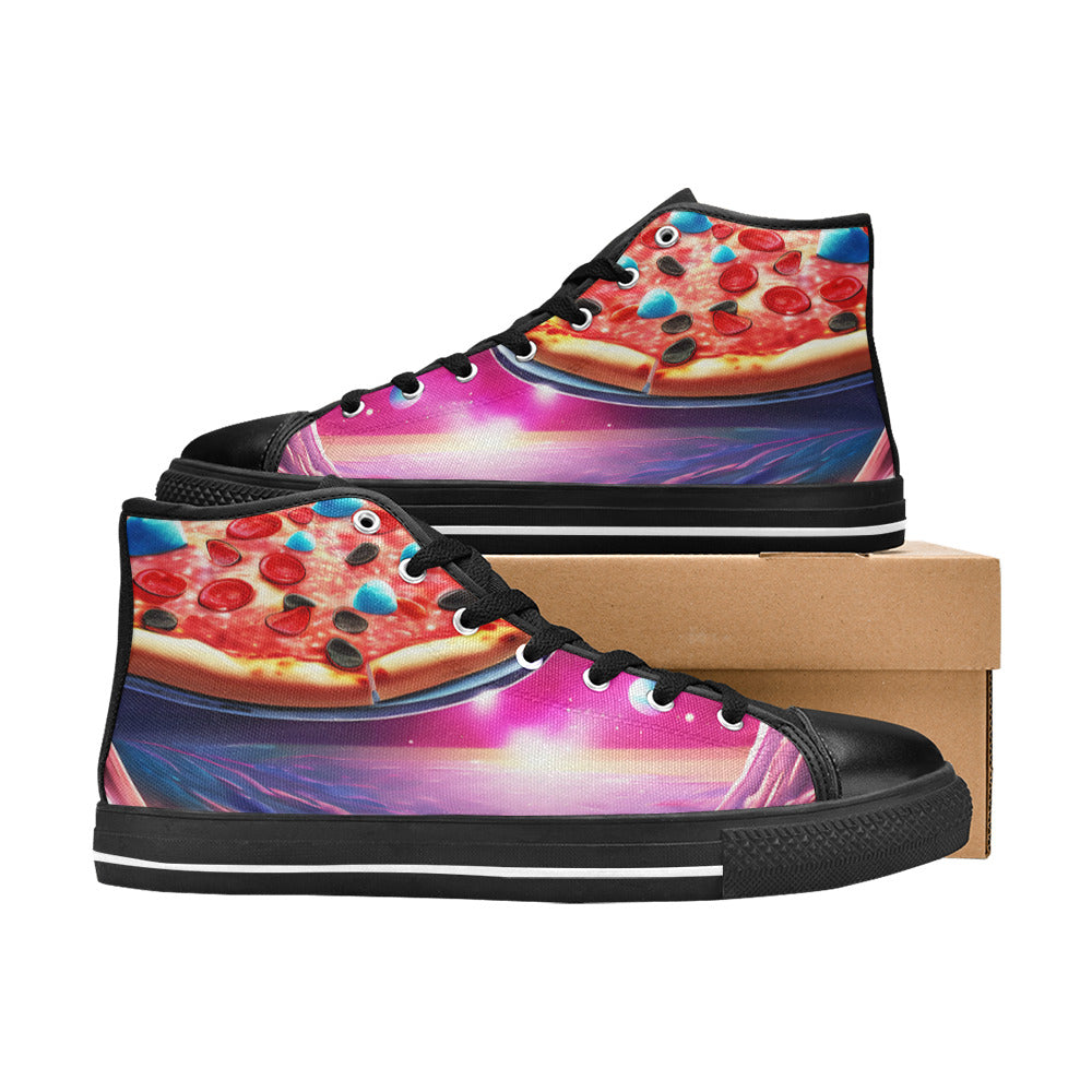 MEN'S Pizza Space 3 Men’S High Top Canvas Dreamcore Shoes