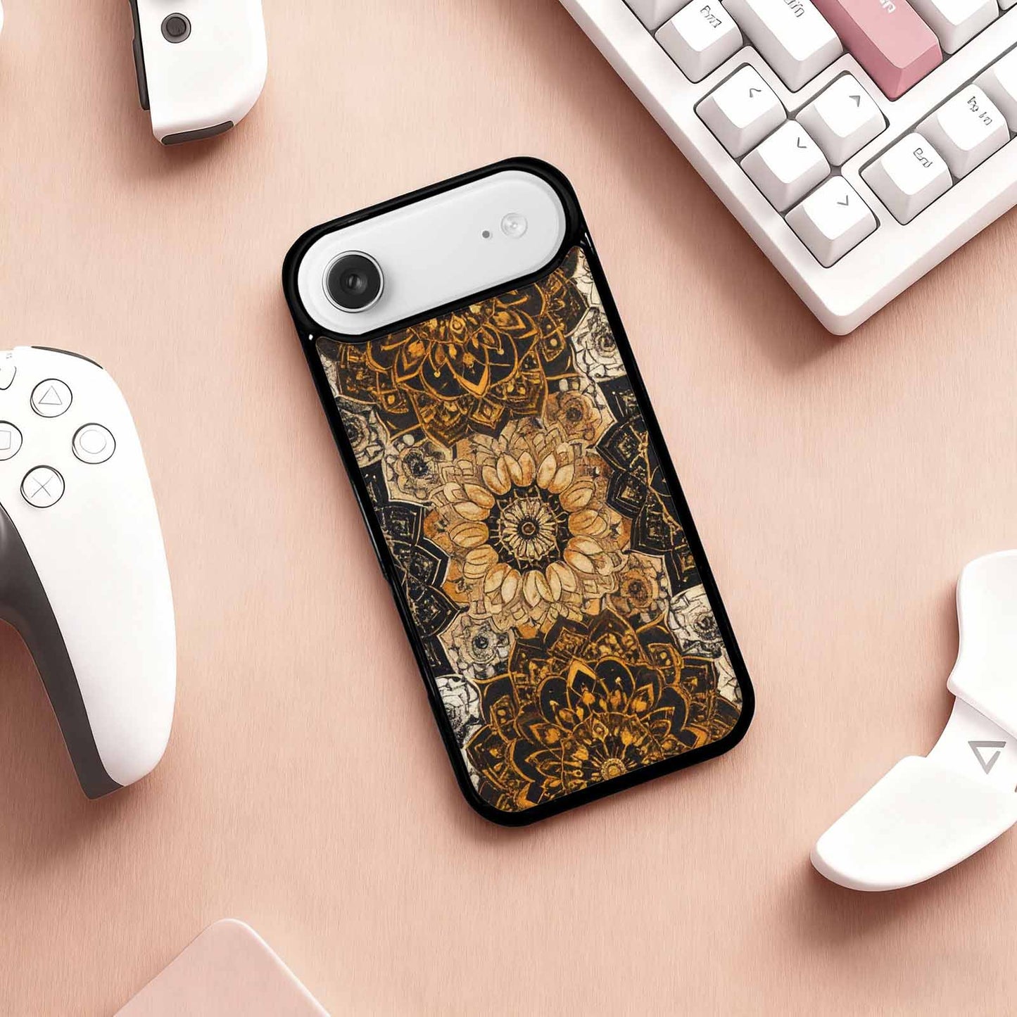 iPhone 17 Air Case — Small Mandala Pattern Randomly Varying Floral, Custom Print Case Cover