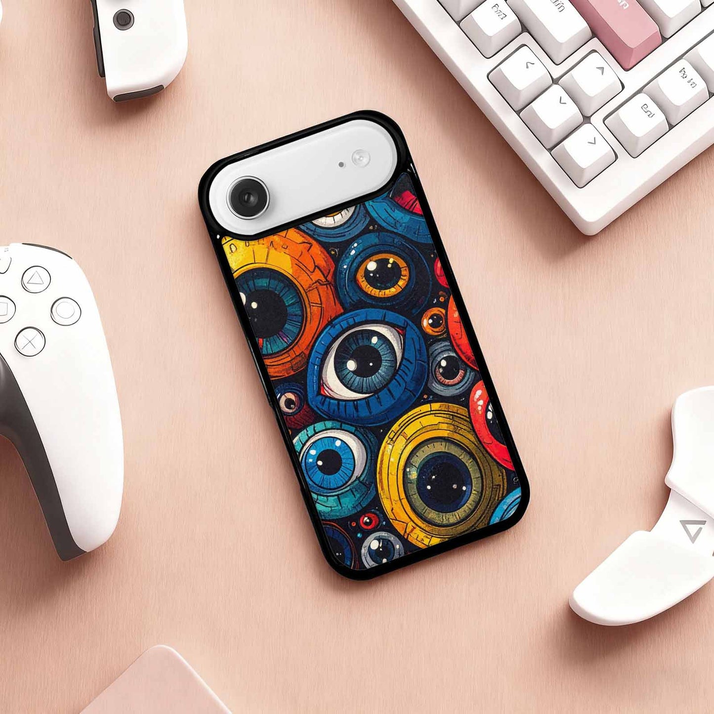 iPhone 17 Air Case — Cartoon Eyeballs Cartoon Cute, Unique Phone Case Design