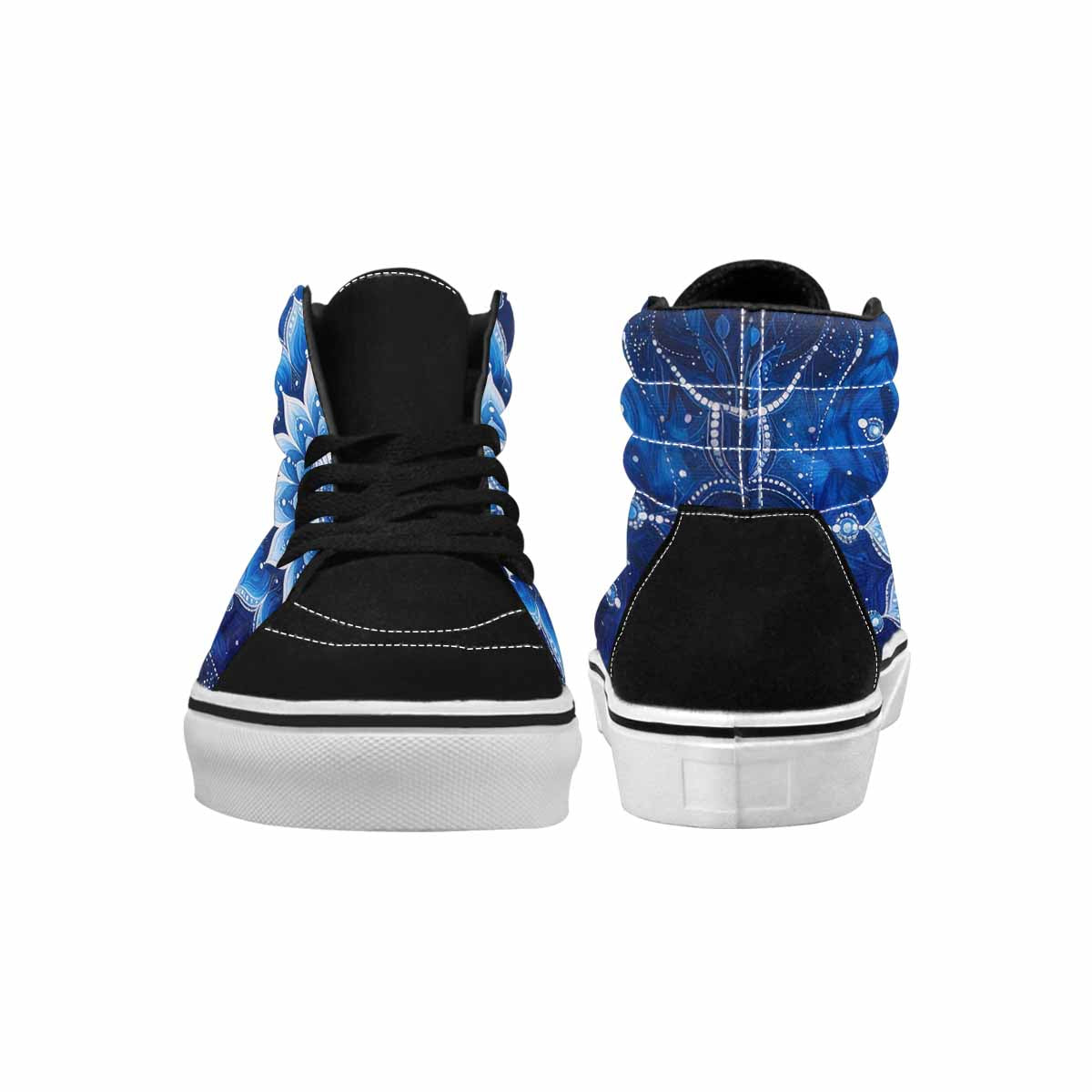 WOMEN'S Boho Mandala High Top Canvas Surreal Custom Shoes