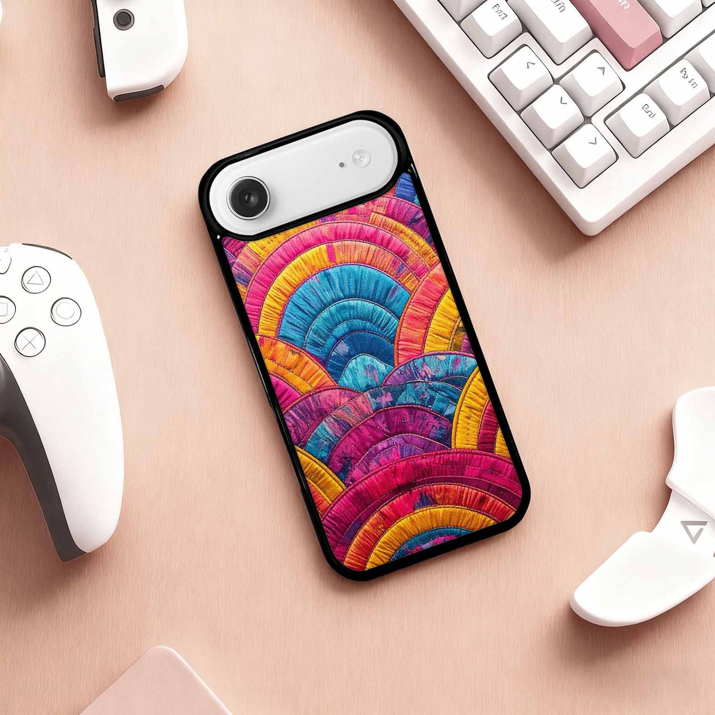 iPhone 17 Air Case — Vivid Camo Pansexual Pride Camo, Original Design Phone Case
