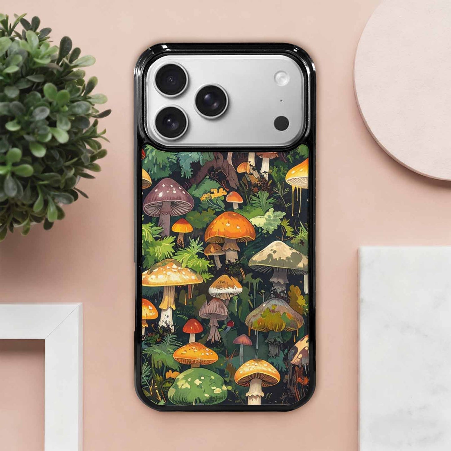 iPhone 17 Pro Max Case — Mushrooms Camomushrooms Patter Kfe Camo, Original Design Phone Case