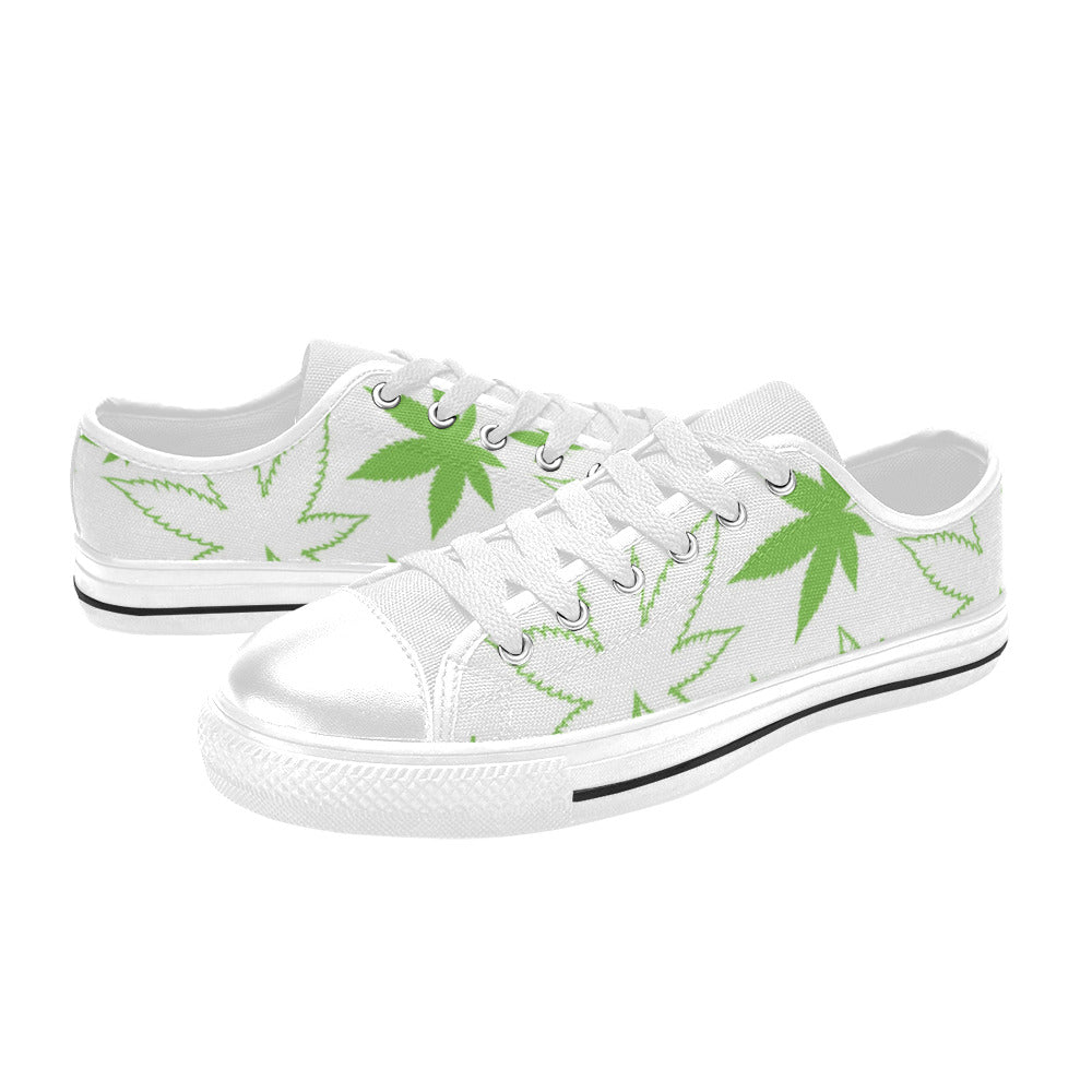 MEN'S Cc Weed 420 Art Canvas Dark Academia Custom Shoes