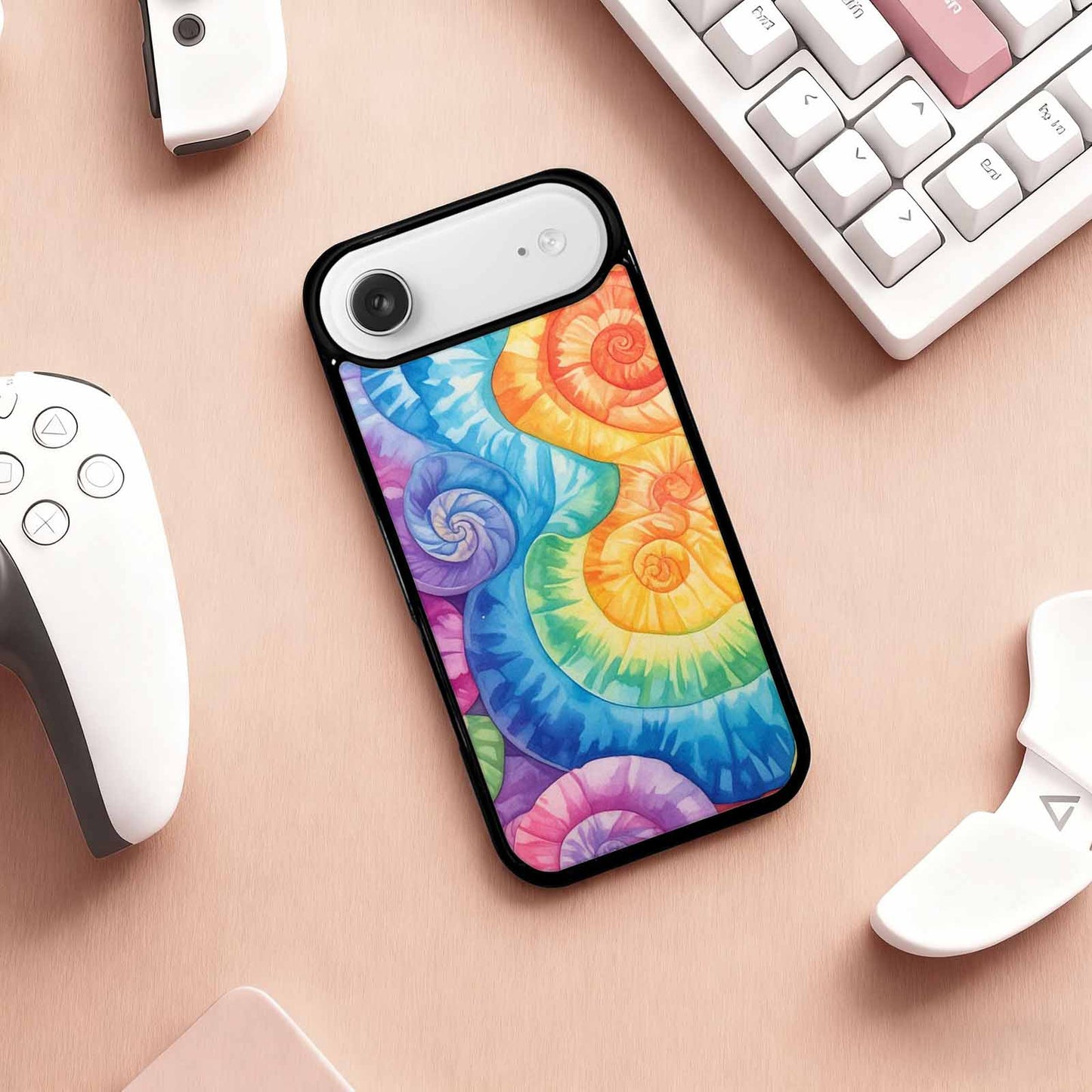 iPhone 17 Air Case — Tie Dye Swirls Tie Dye Tie, Custom Art Phone Cover