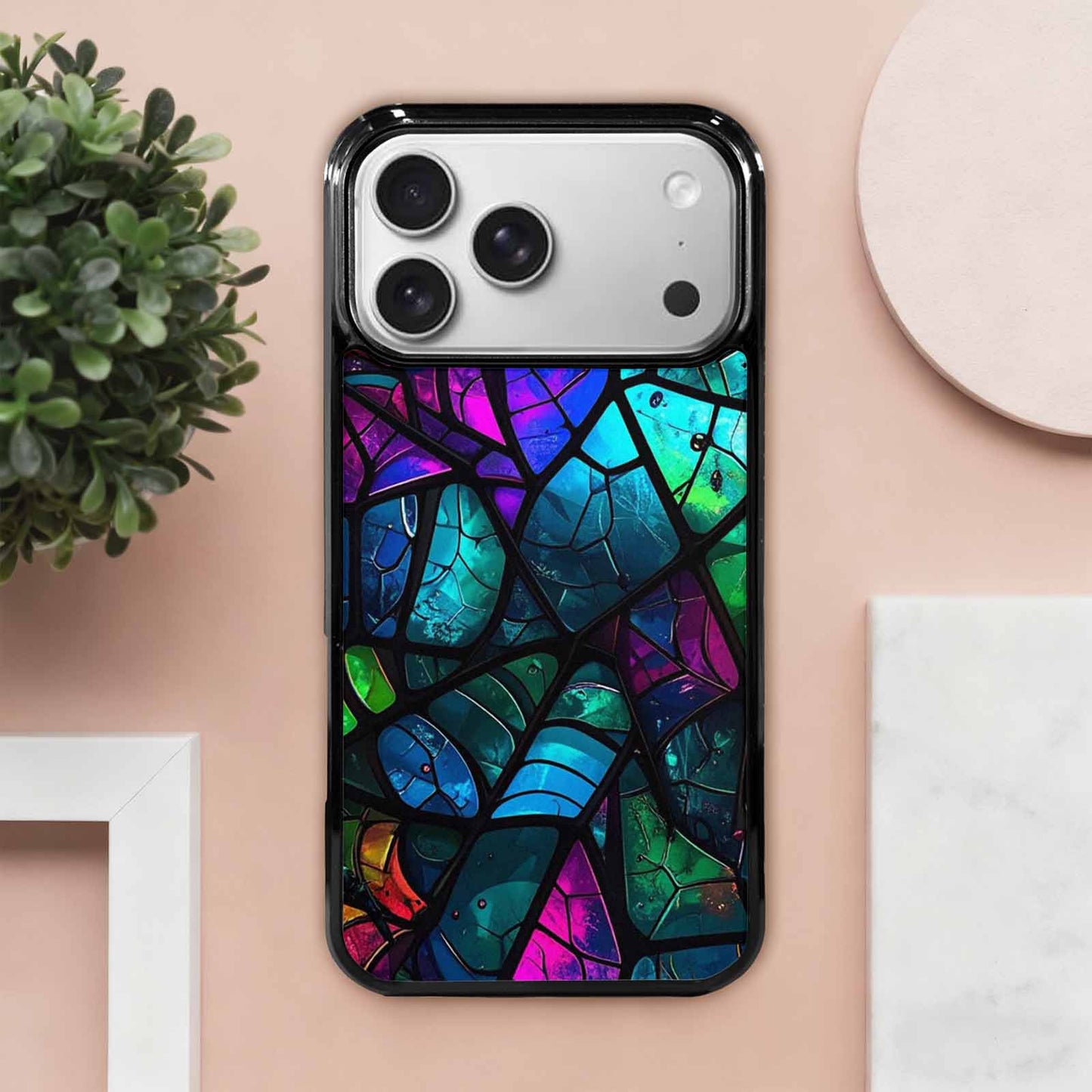 iPhone 17 Pro Max Case — Neon Camo Spider Camo, Custom Art Phone Cover