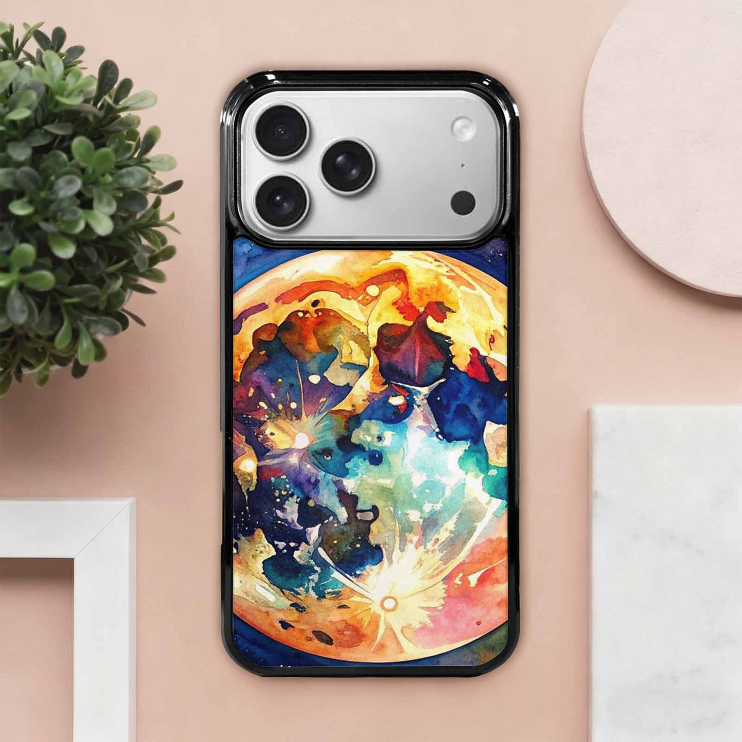 iPhone 17 Pro Max Case — Watercolor Cinco De Watercolor Abstract, Original Design Phone Case
