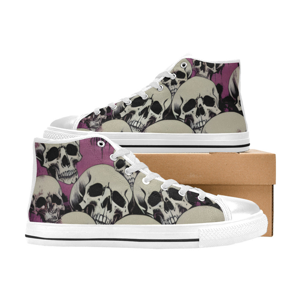 MEN'S Cc Skulls Retro Men’S High Top Canvas Dreamcore Custom Sneakers