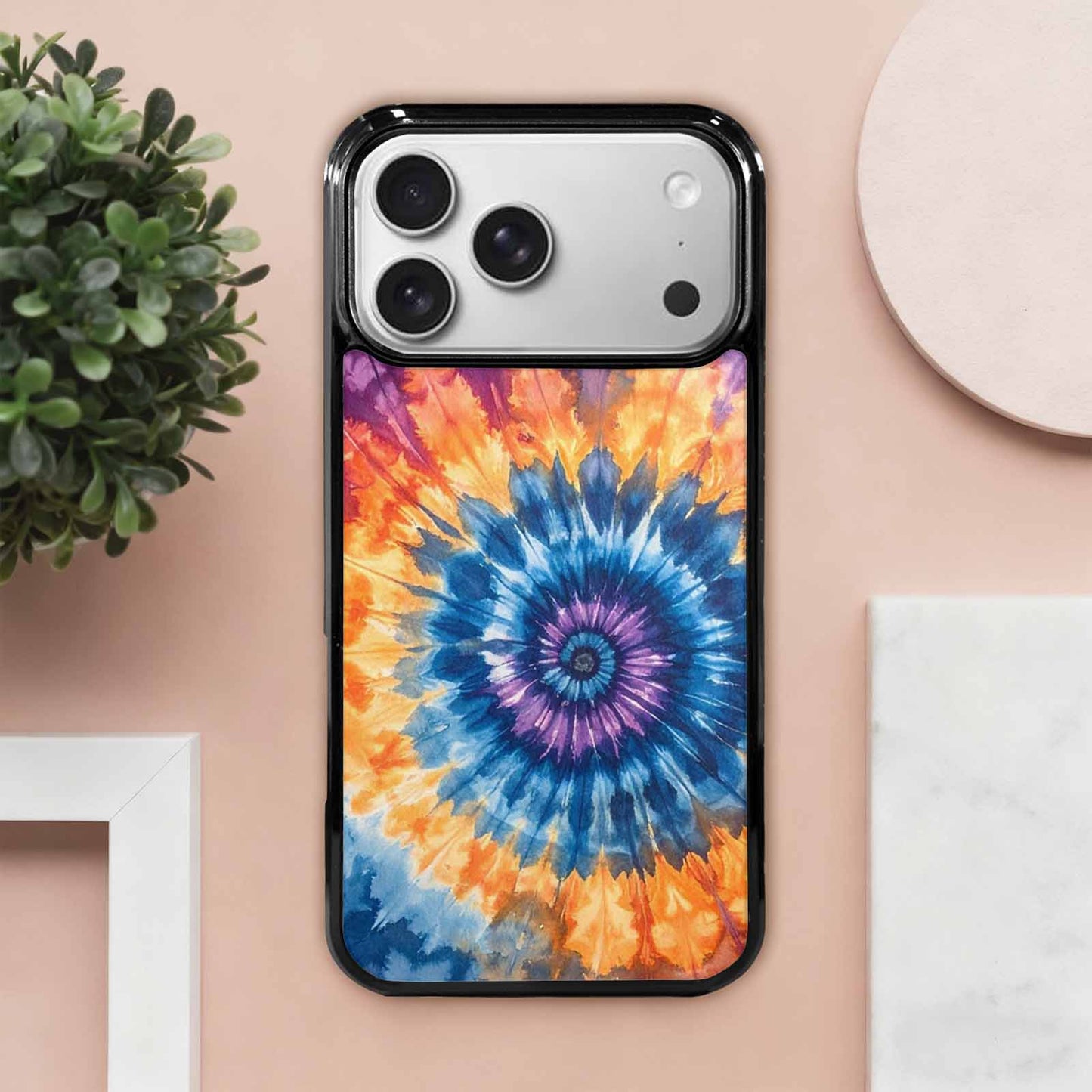iPhone 17 Pro Max Case — Seamless Tileable Pattern Of Tie Dye, Custom Designed Case Cover
