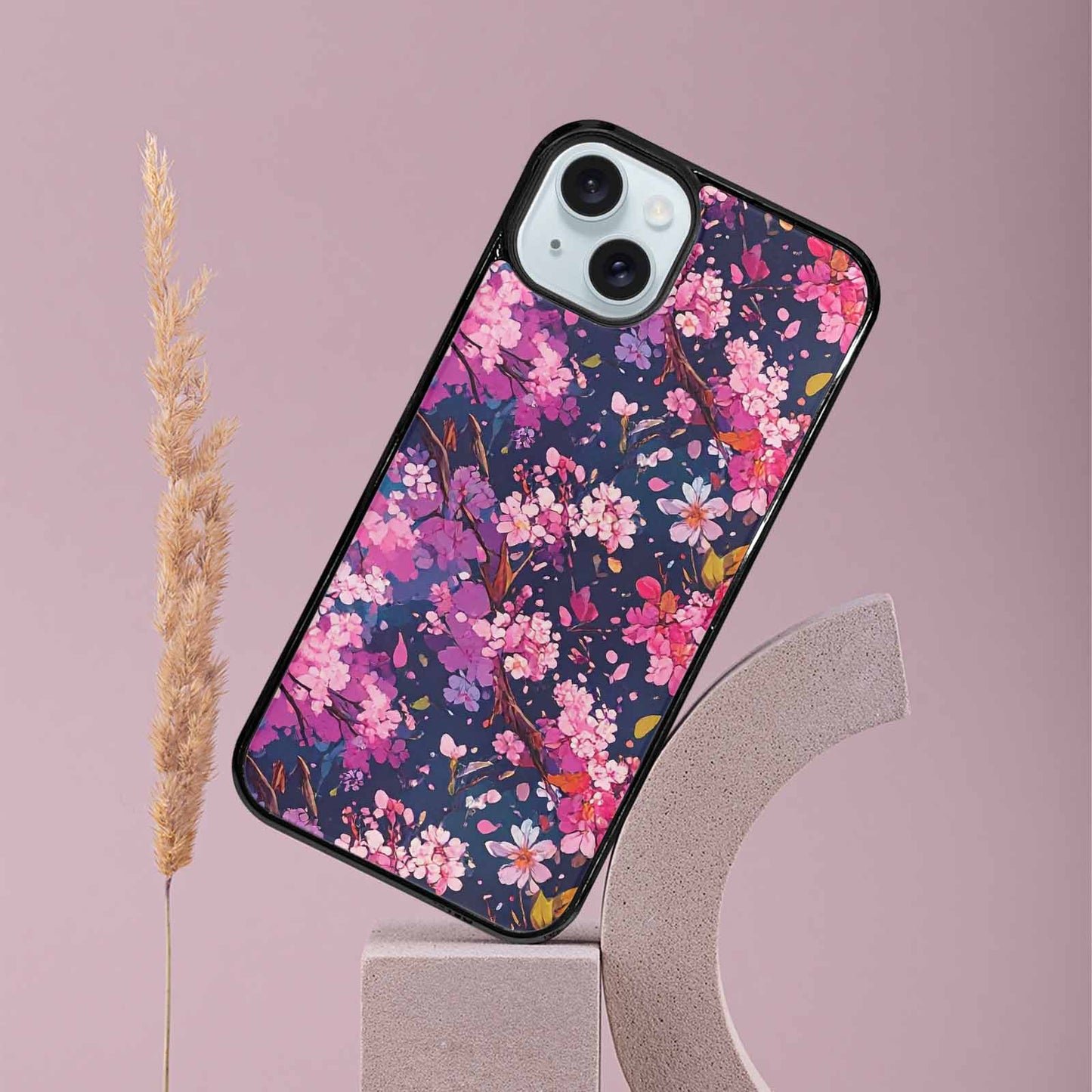 iPhone 15 Plus Case — Cherry Blossom Branch Cherry Blossom Branches, Personalized Phone Case