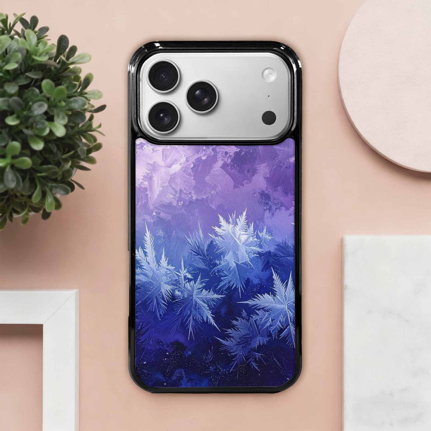 iPhone 17 Pro Max Case — Seamless Tileable Pattern Of Galaxy Space, Custom Print Case Cover
