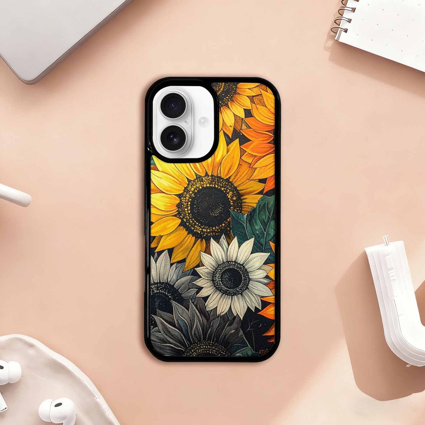 iPhone 17 Case — Blend Melt Them Together Floral, Unique Phone Case Design