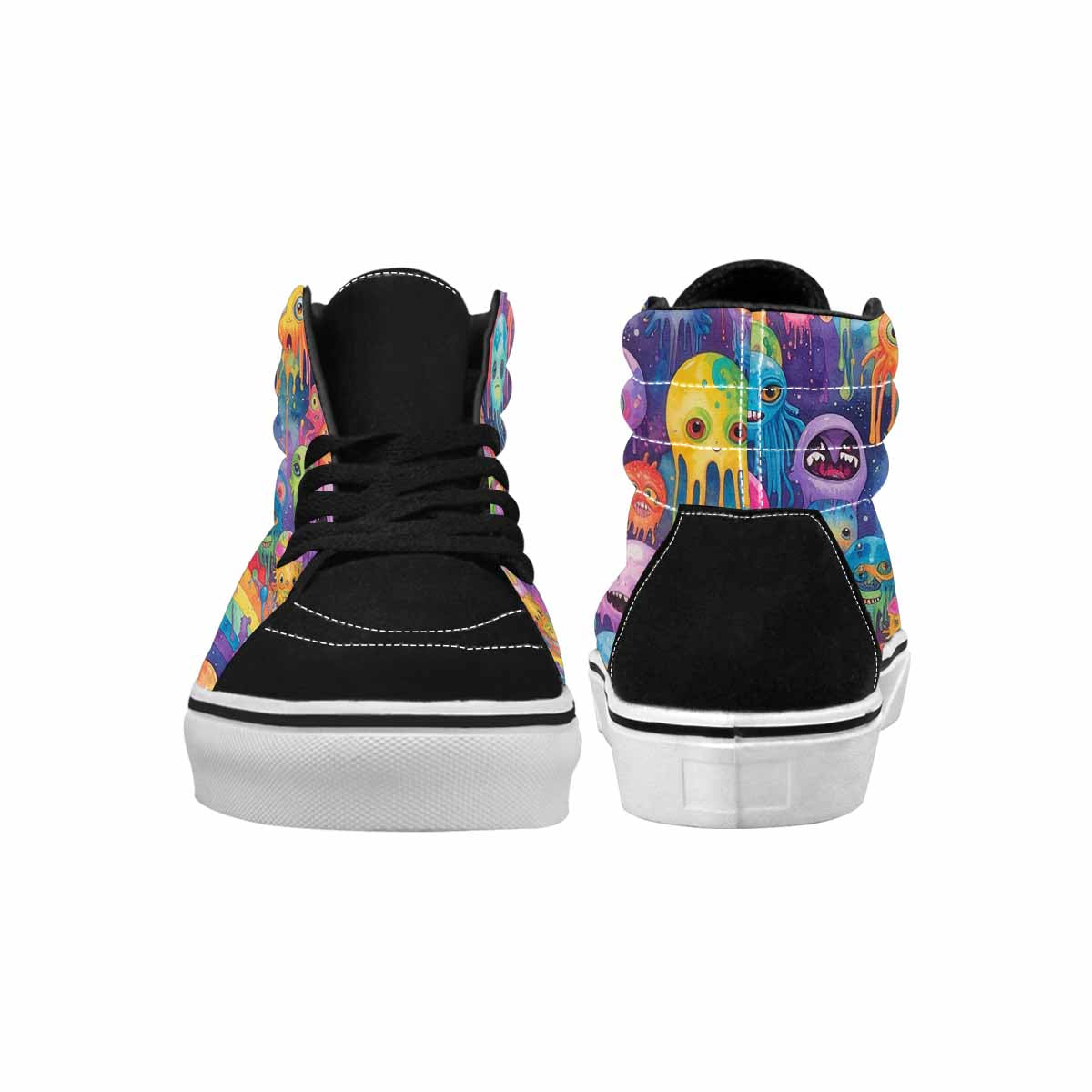 MEN'S Aliens Tie Dye High Top Canvas Dreamlike Shoes