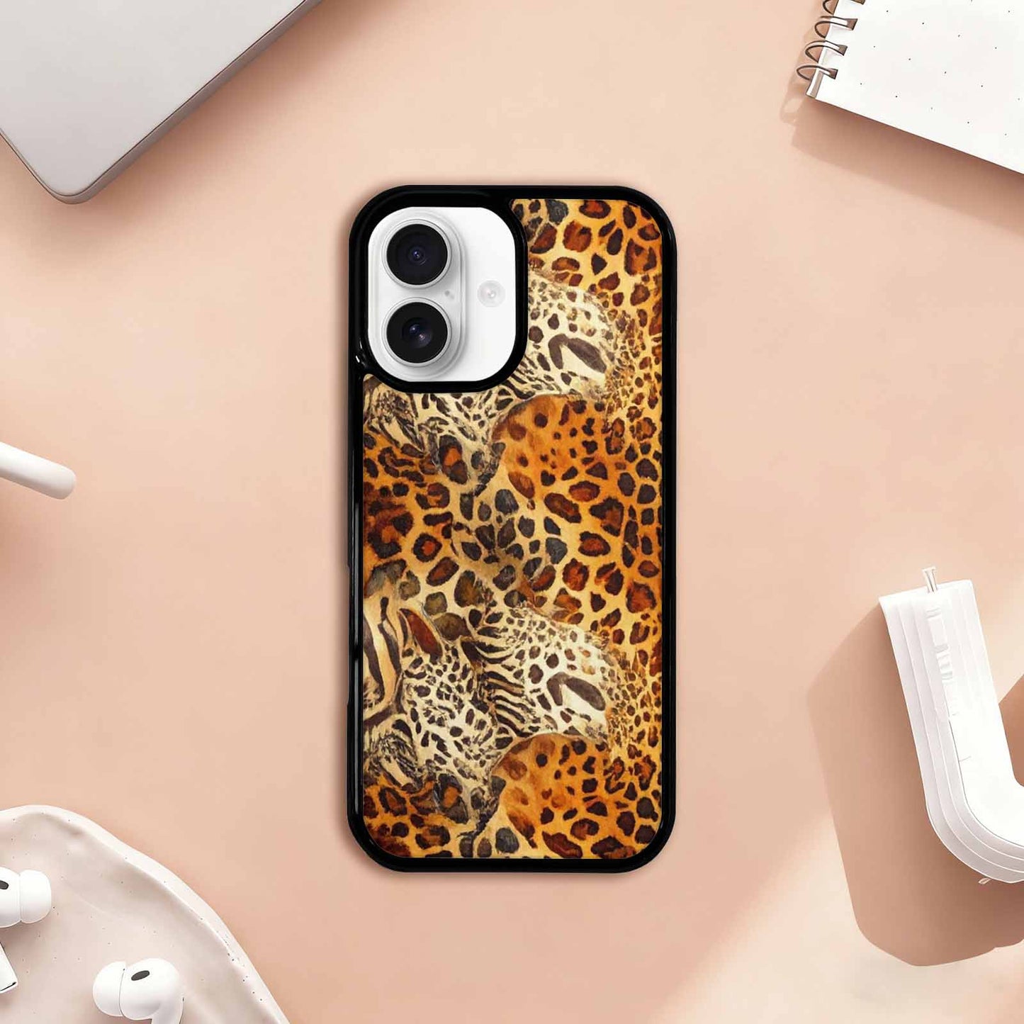 iPhone 17 Case — Small Animal Print Pattern, Animal Print, Custom Art Phone Cover