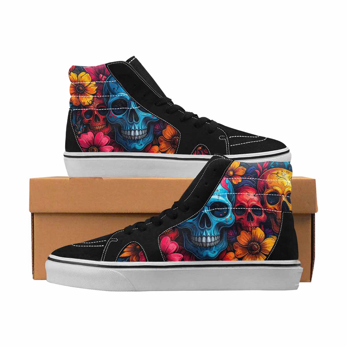 MEN'S Vibrant Skull Pattern 10 Ferion
