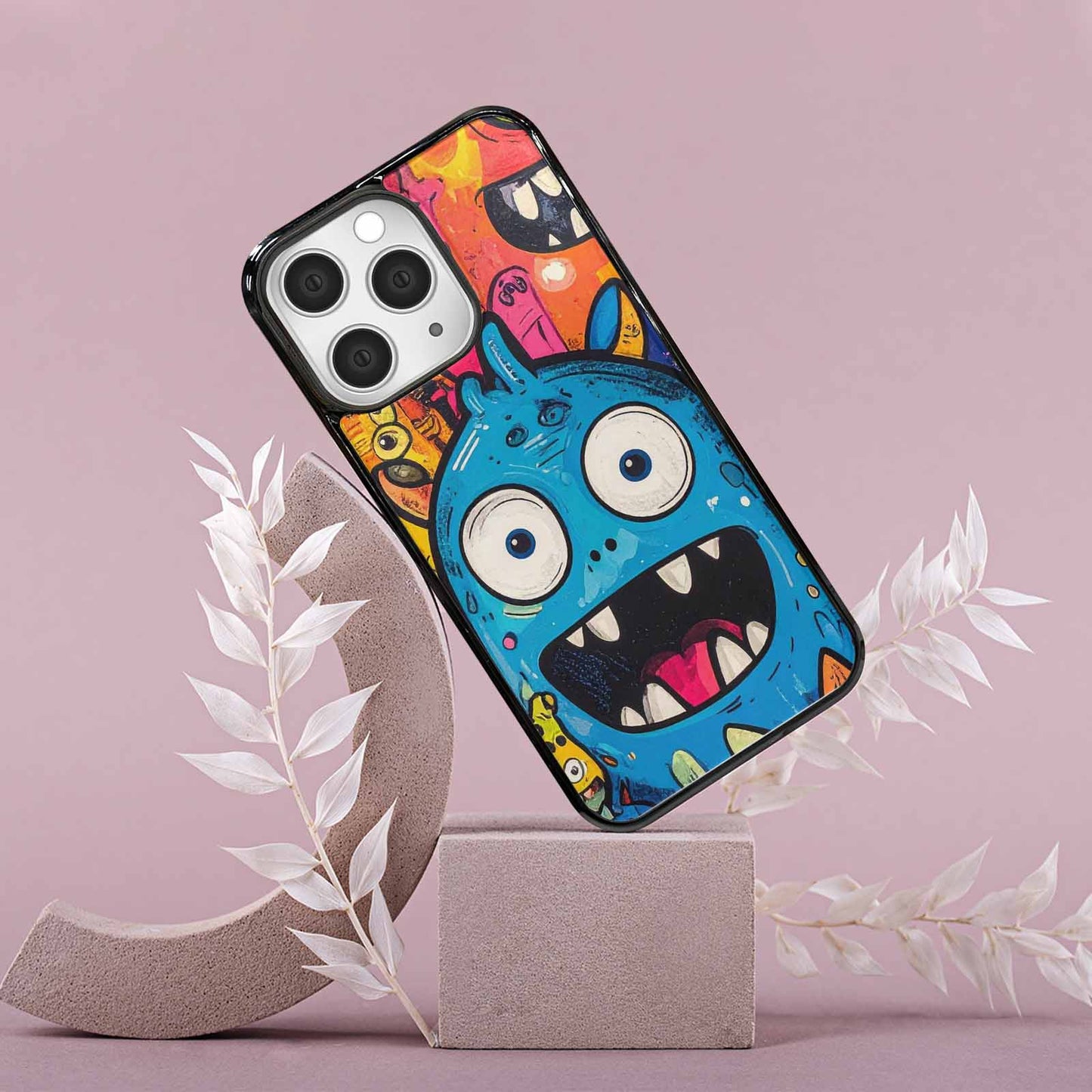iPhone 15 Pro Max Case — Goofy Cartoon Monster, Personalized Phone Case
