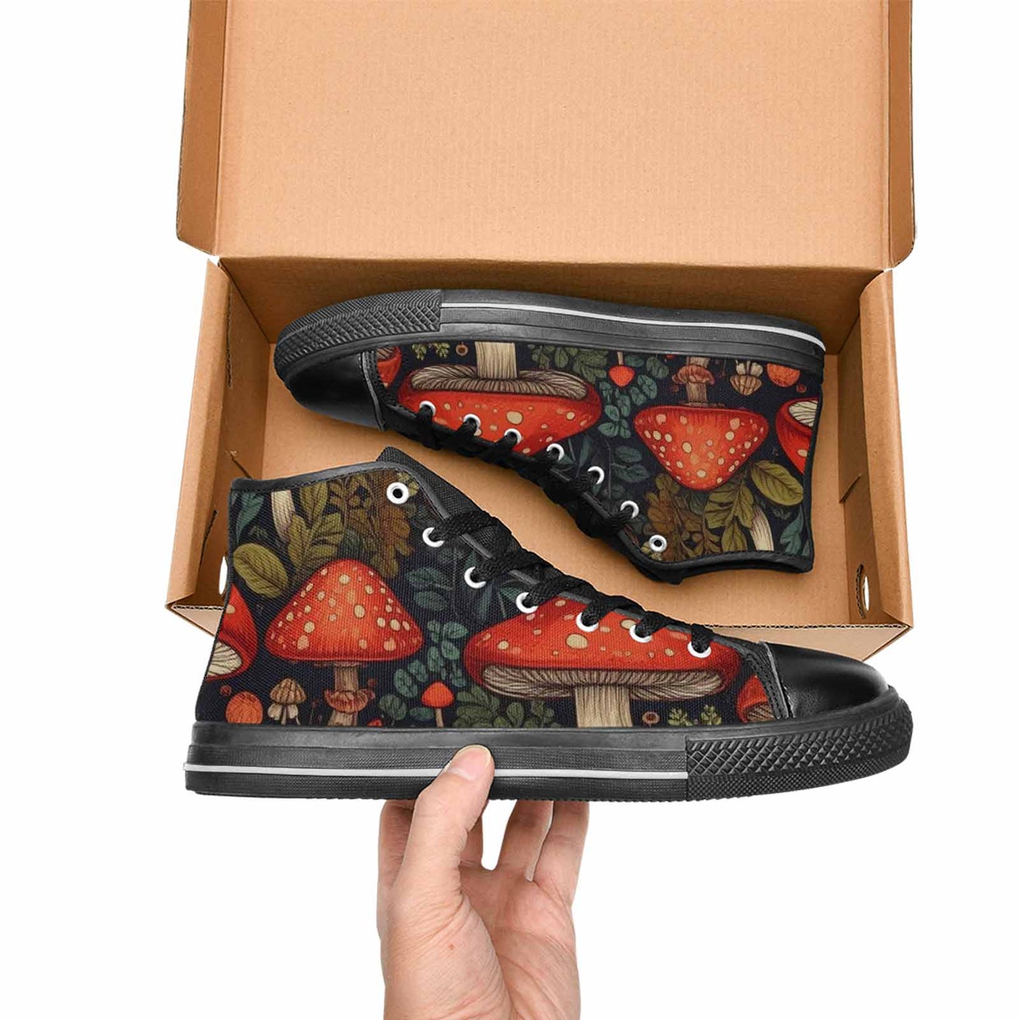 MEN'S Mushroom High Top Canvas Y2K Sneakers