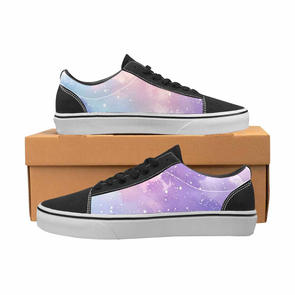 WOMEN'S Galaxy Art - Canvas Lace-Up Y2K Shoes