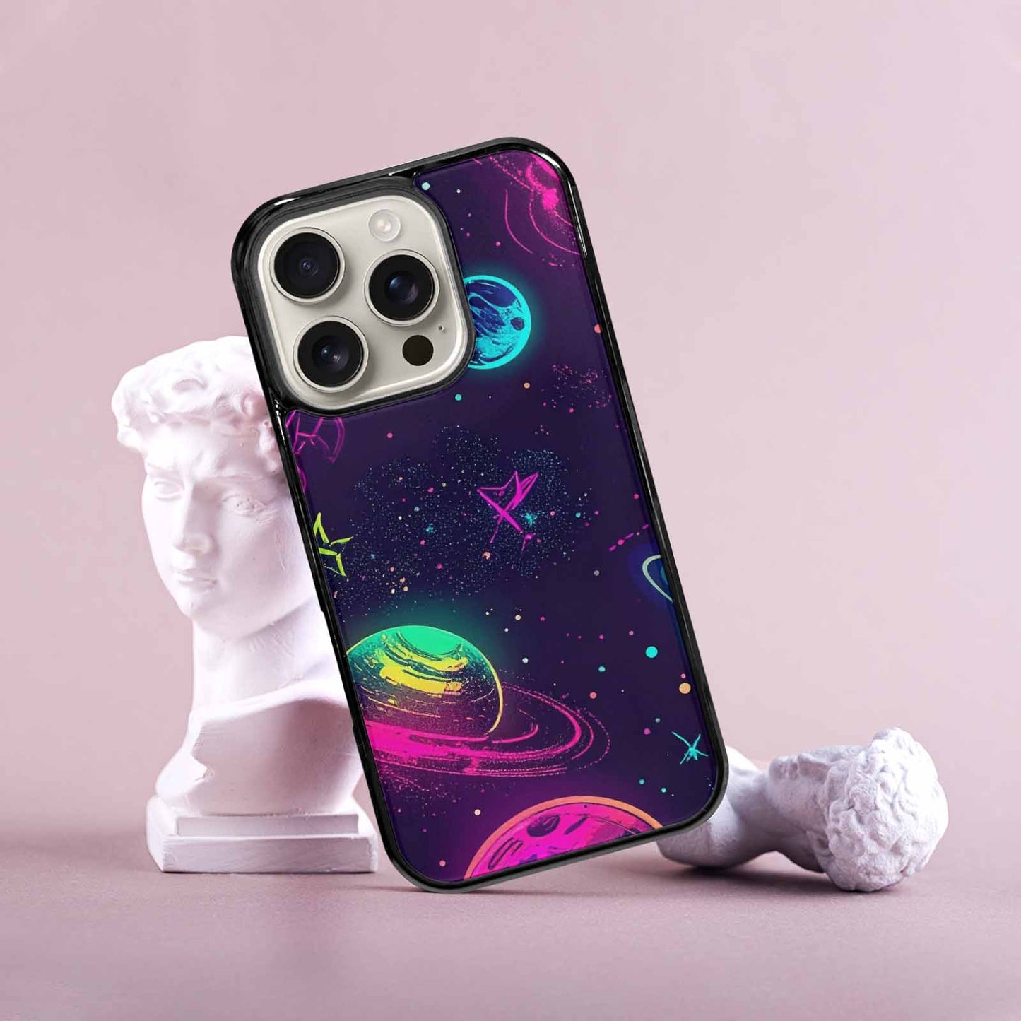 iPhone 16 Pro Case — Space Galaxy Astronaut, Custom Printed Phone Case
