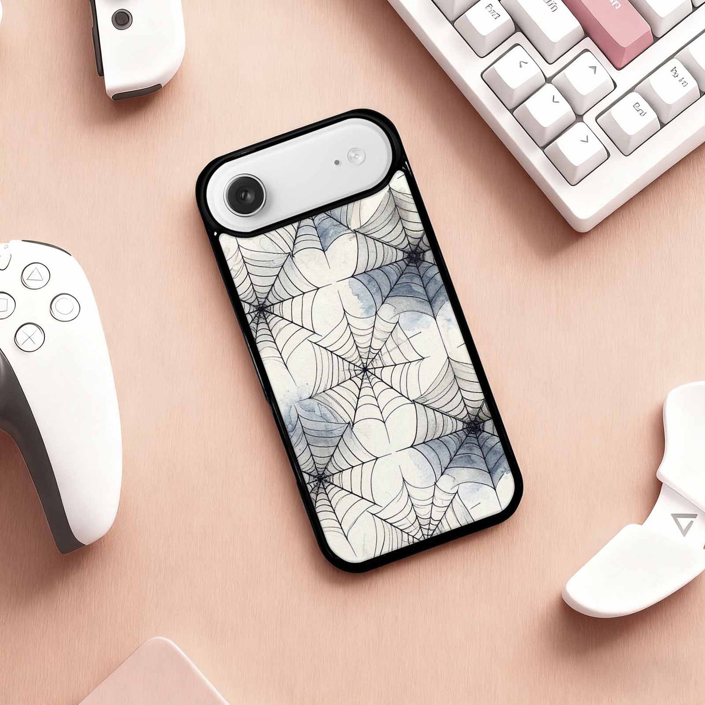 iPhone 17 Air Case — Watercolor Klimt Spider Web Watercolor Abstract, Custom Made Phone Cover