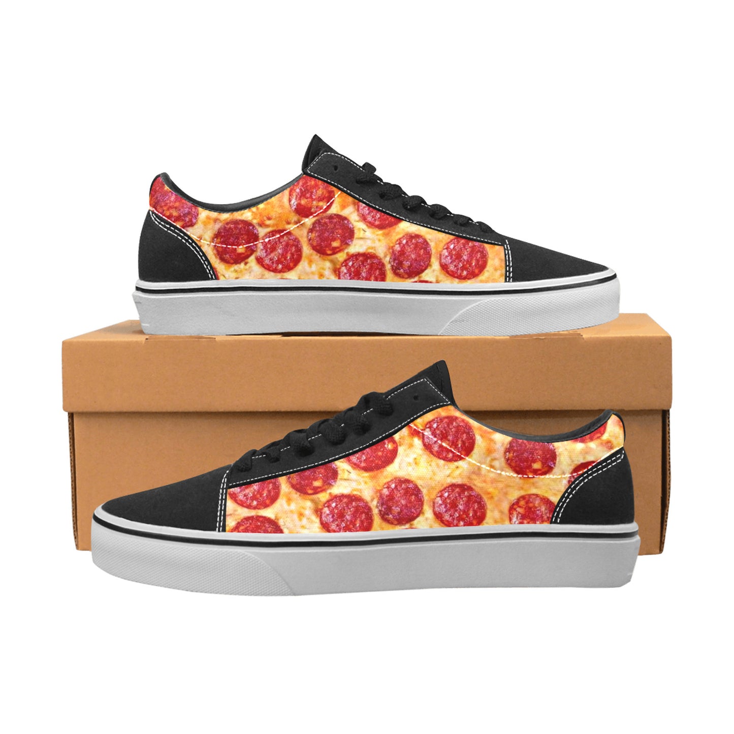 WOMEN'S Pepperoni Pizza Low Top Skateboarding Dreamcore Shoes