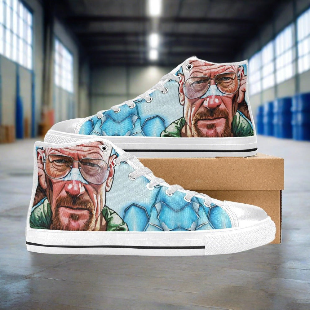 Egyptian Magenta Gold Custom MEN Bold Art - Freaky Shoes | Custom Art Sneakers