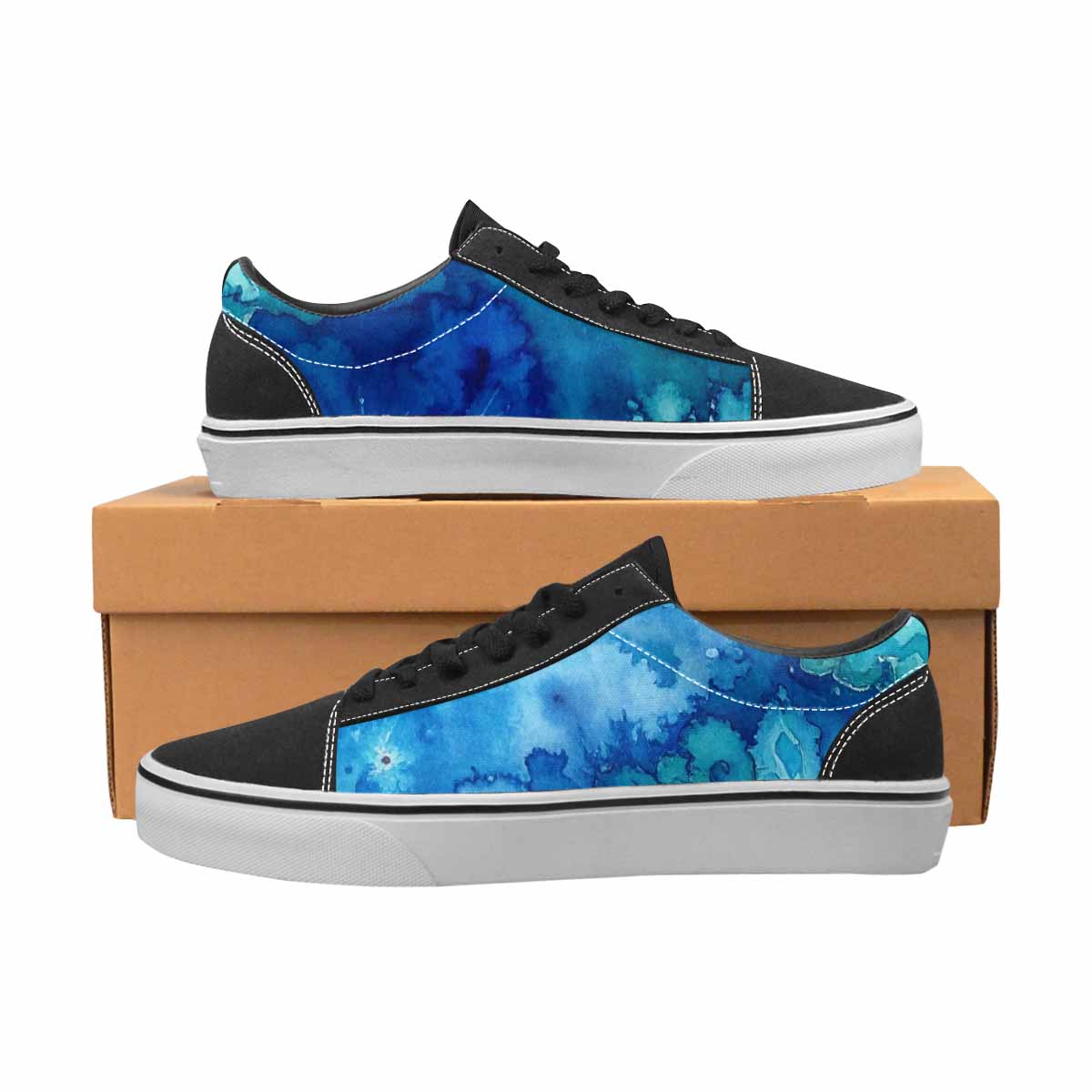 WOMEN'S Tie Dye - Canvas Lace-Up Neon Fantasy Sneakers