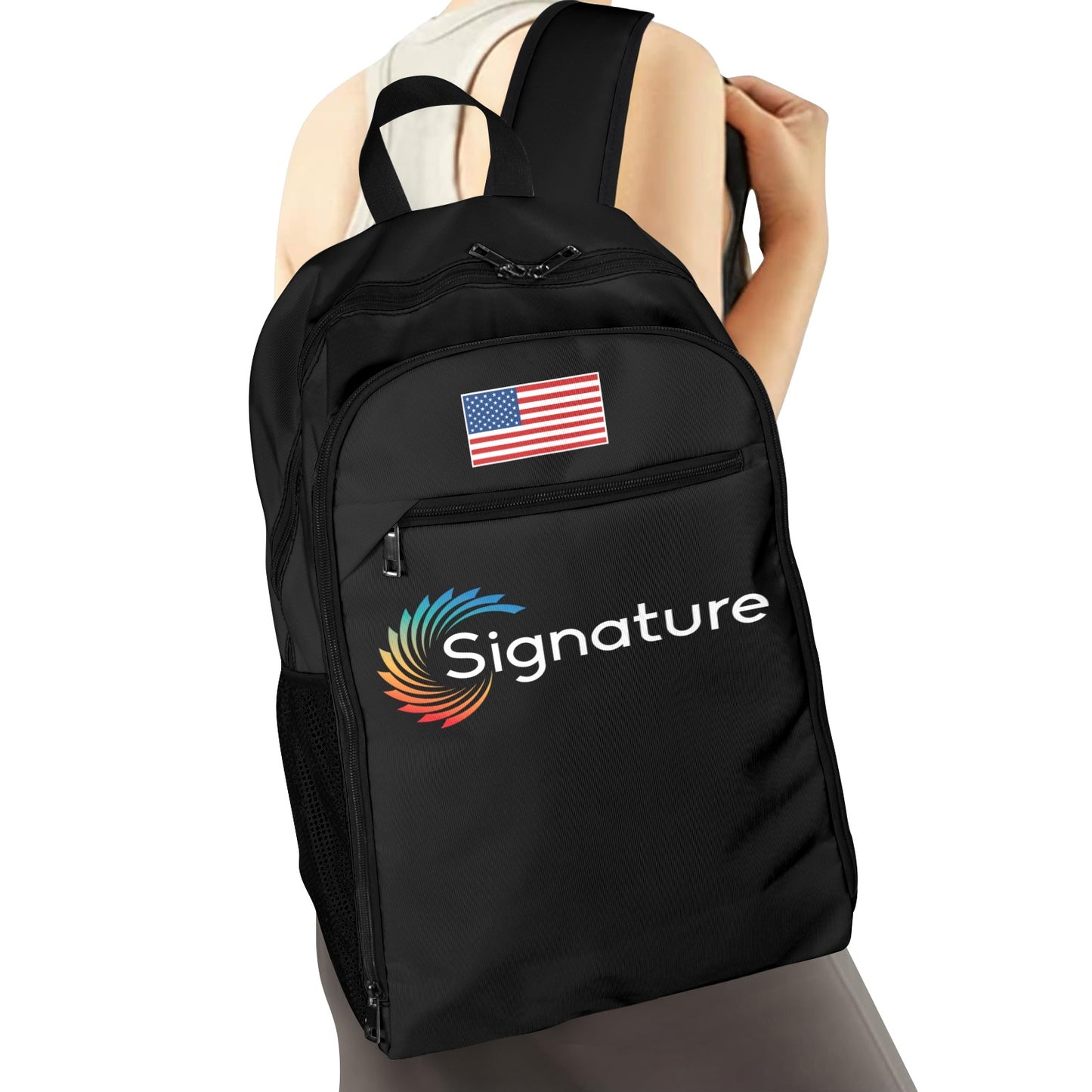 Signature All Over Print Leisure Sports Backpack (Model 1741)