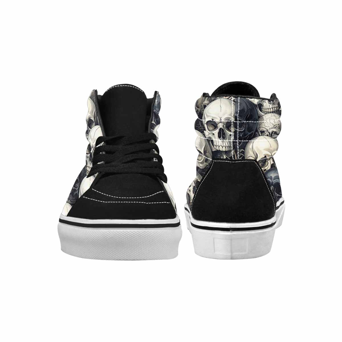 WOMEN'S Skulls - Classic High Top Canvas Neon Fantasy Shoes