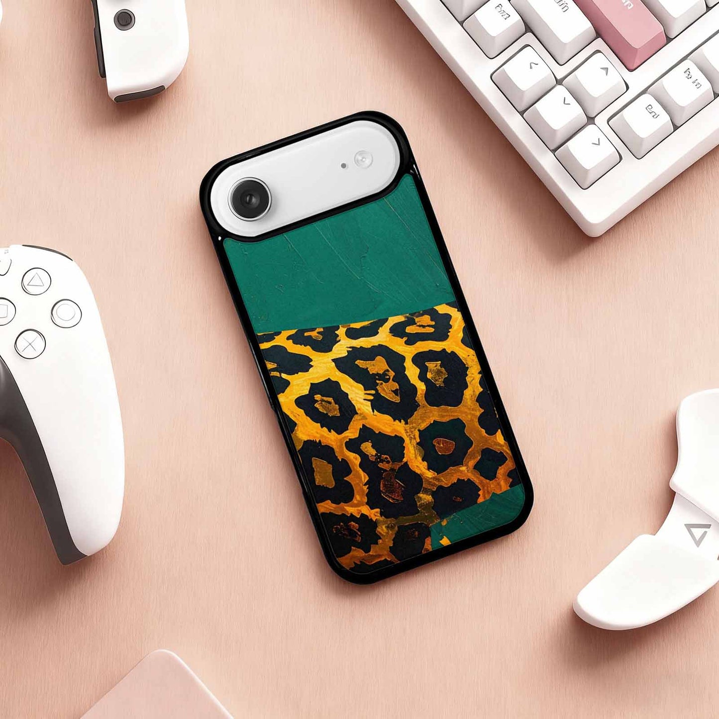 iPhone 17 Air Case — Animal Print Leopard Wallpaper Pattern Animal, Unique Phone Case Design