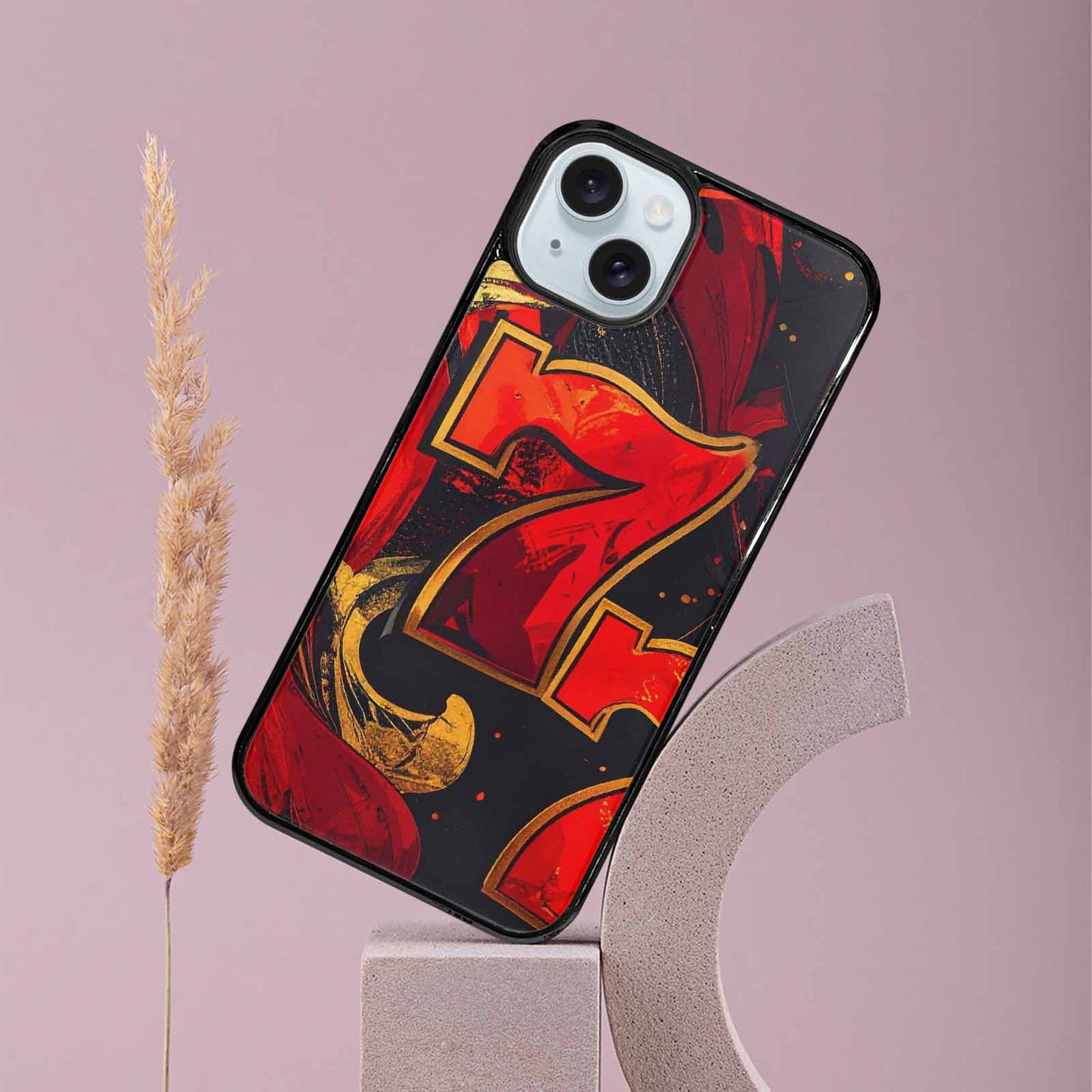 iPhone 15 Plus Case — Dice And Casino Pattern Seamless Repeat, Custom Phone Case