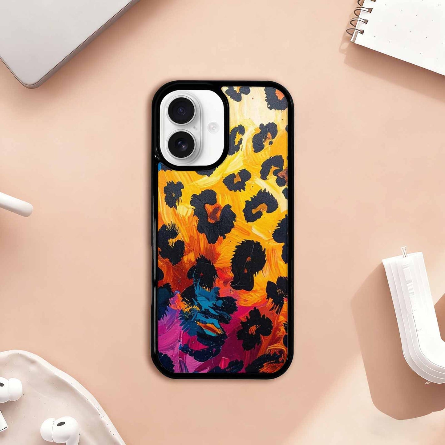 iPhone 17 Case — Full Color Vibrant Animal Print, Unique Phone Case Design