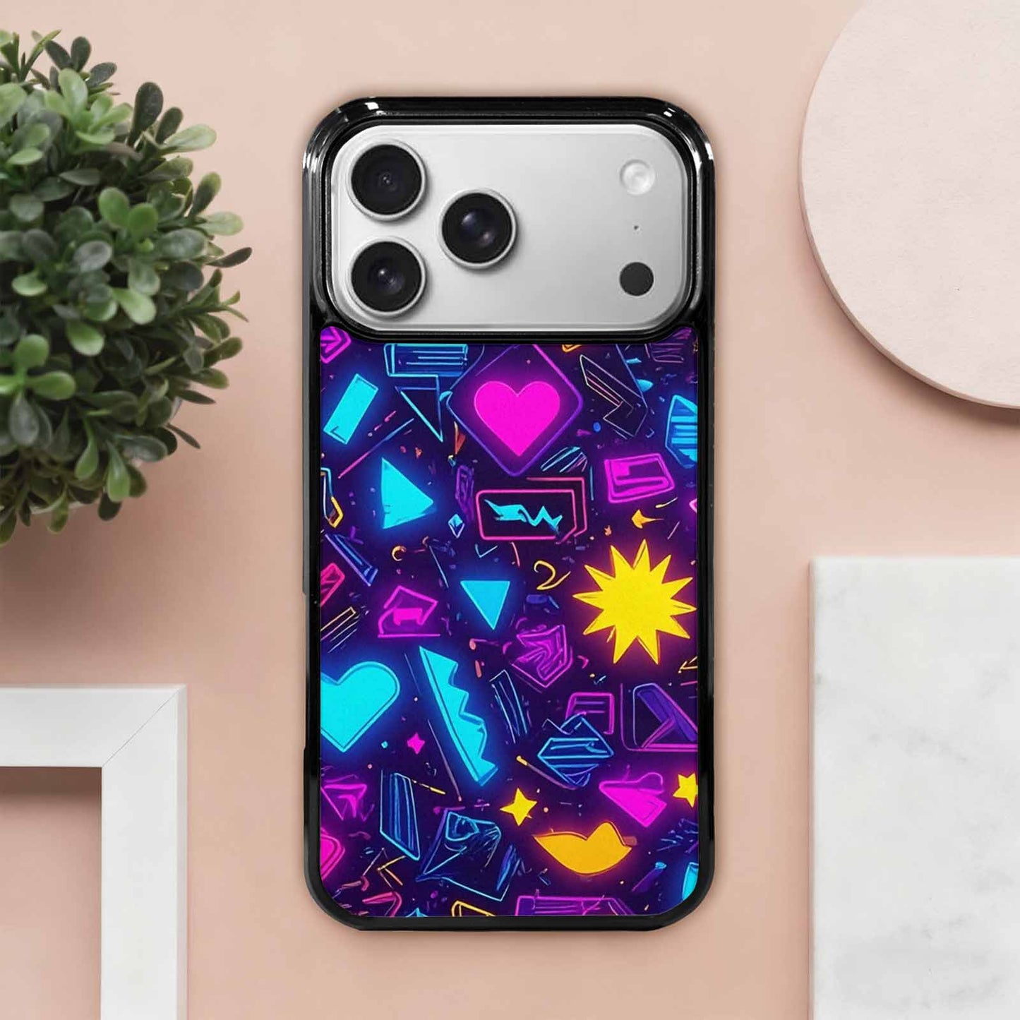 iPhone 17 Pro Max Case — Retro Motif Retro Motifs Retro Vintage, Custom Art Phone Cover