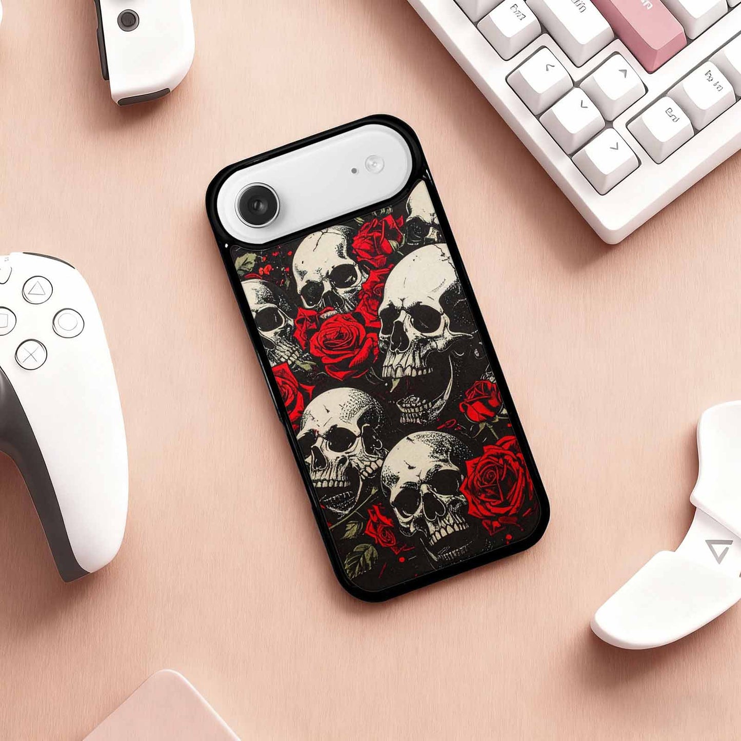 iPhone 17 Air Case — Skull Dark Art Gothic Print Gothic, Custom Print Case Cover