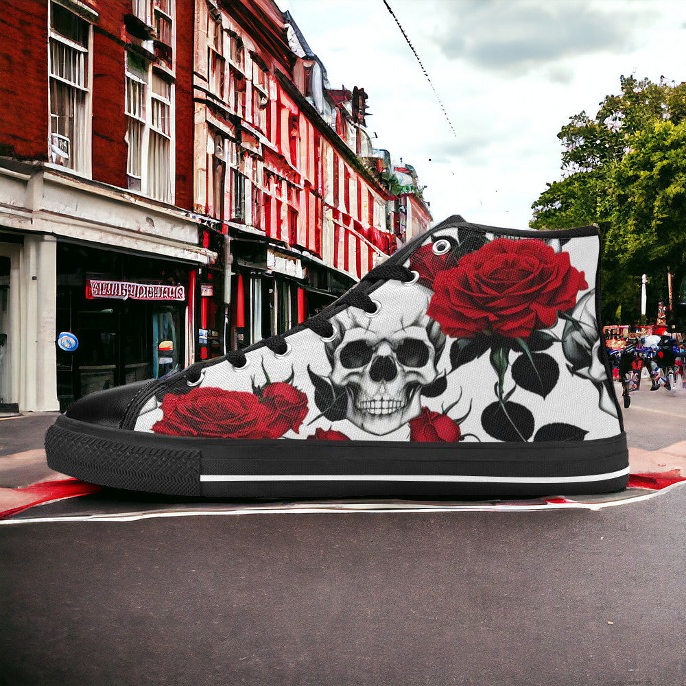 Skulls Roses Deluxe Women - Freaky Shoes®