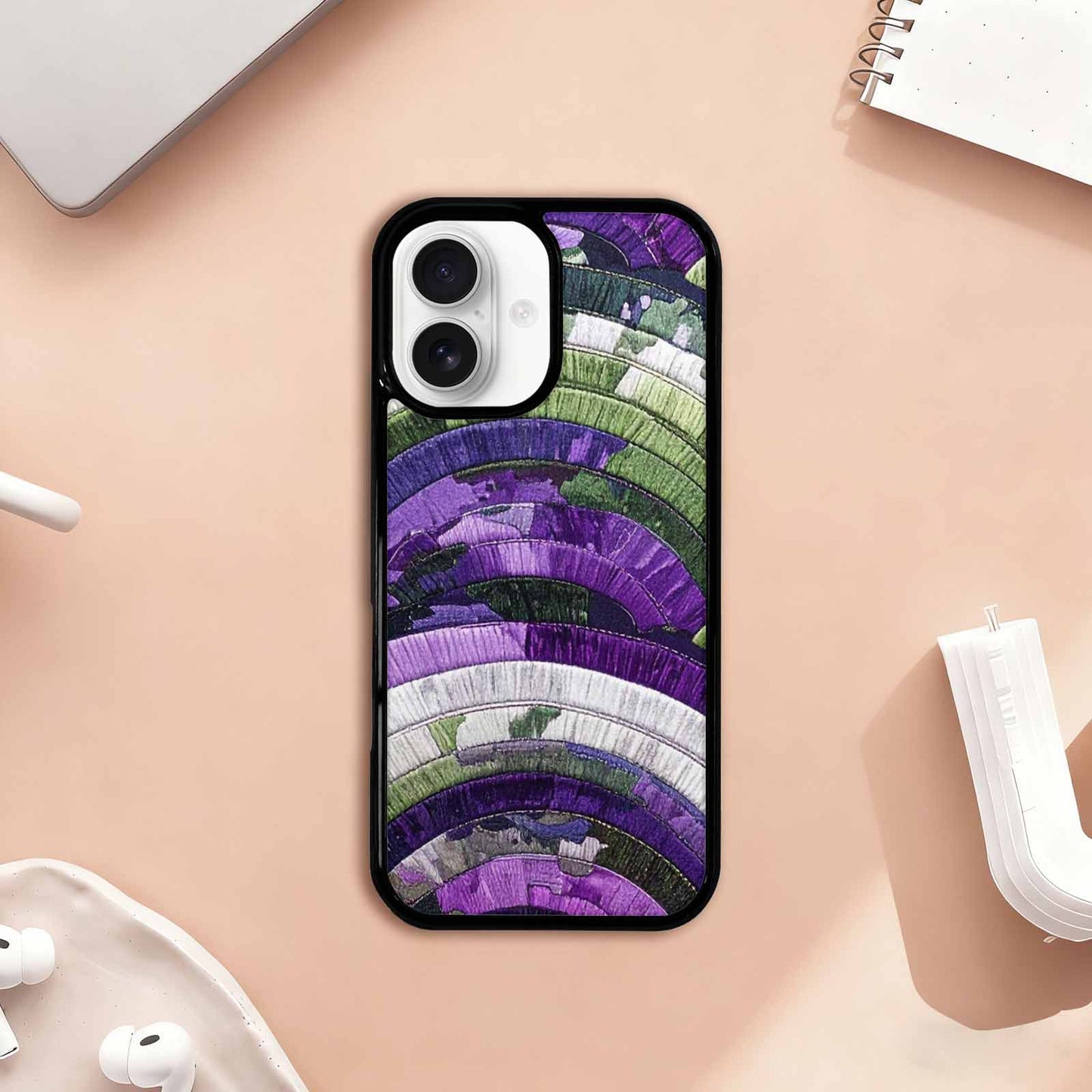 iPhone 17 Case — Vivid Camo Genderqueer Camo, Custom Art Phone Cover