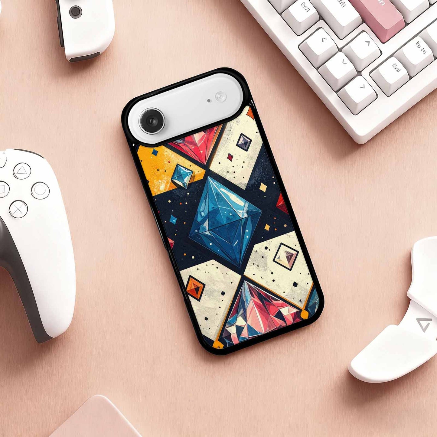 iPhone 17 Air Case — Vintage Summer Diamond Retro Vintage, Original Design Phone Case