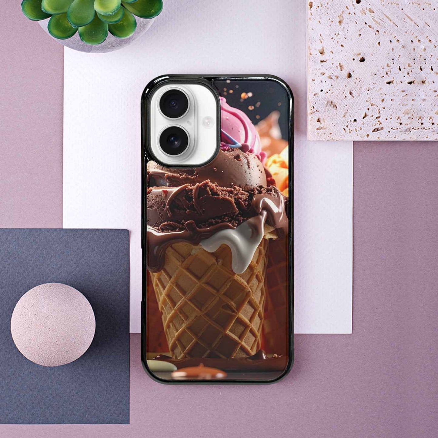 iPhone 16 Case — Extreme Close Up Shot Only Drippig, Custom Printed Phone Case