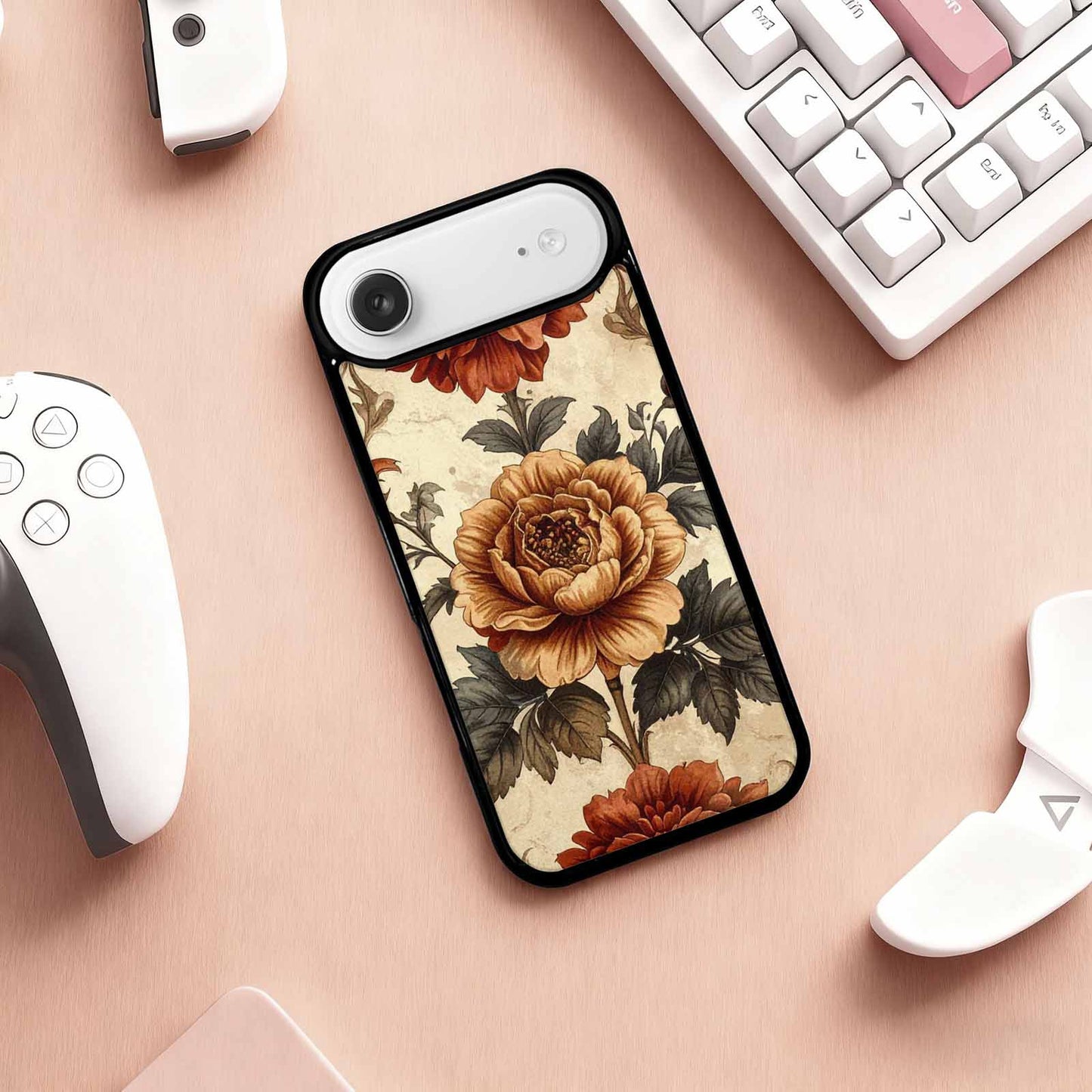 iPhone 17 Air Case — Vintage Botanical Art Pattern Floral, Custom Print Case Cover